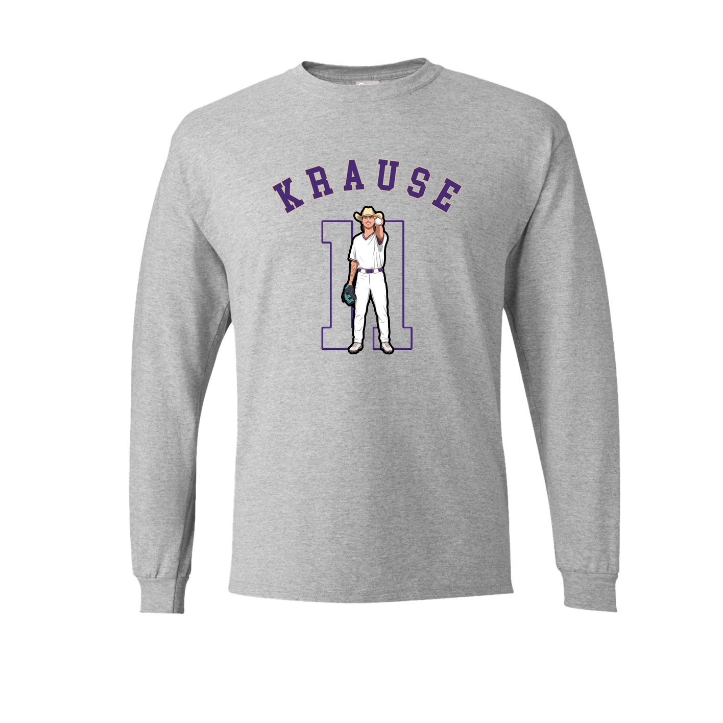 Long Sleeve Tee — Shirsey Arch in Grey