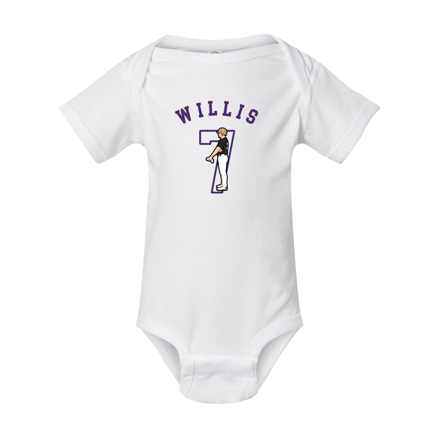 Baby Onesie — Shirsey Arch in White