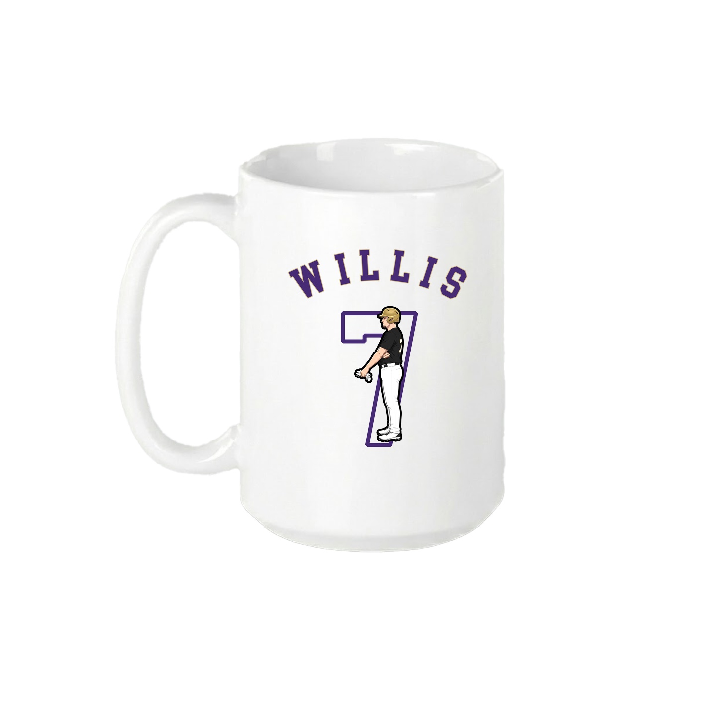 15oz Coffee Mug — Shirsey Arch in White