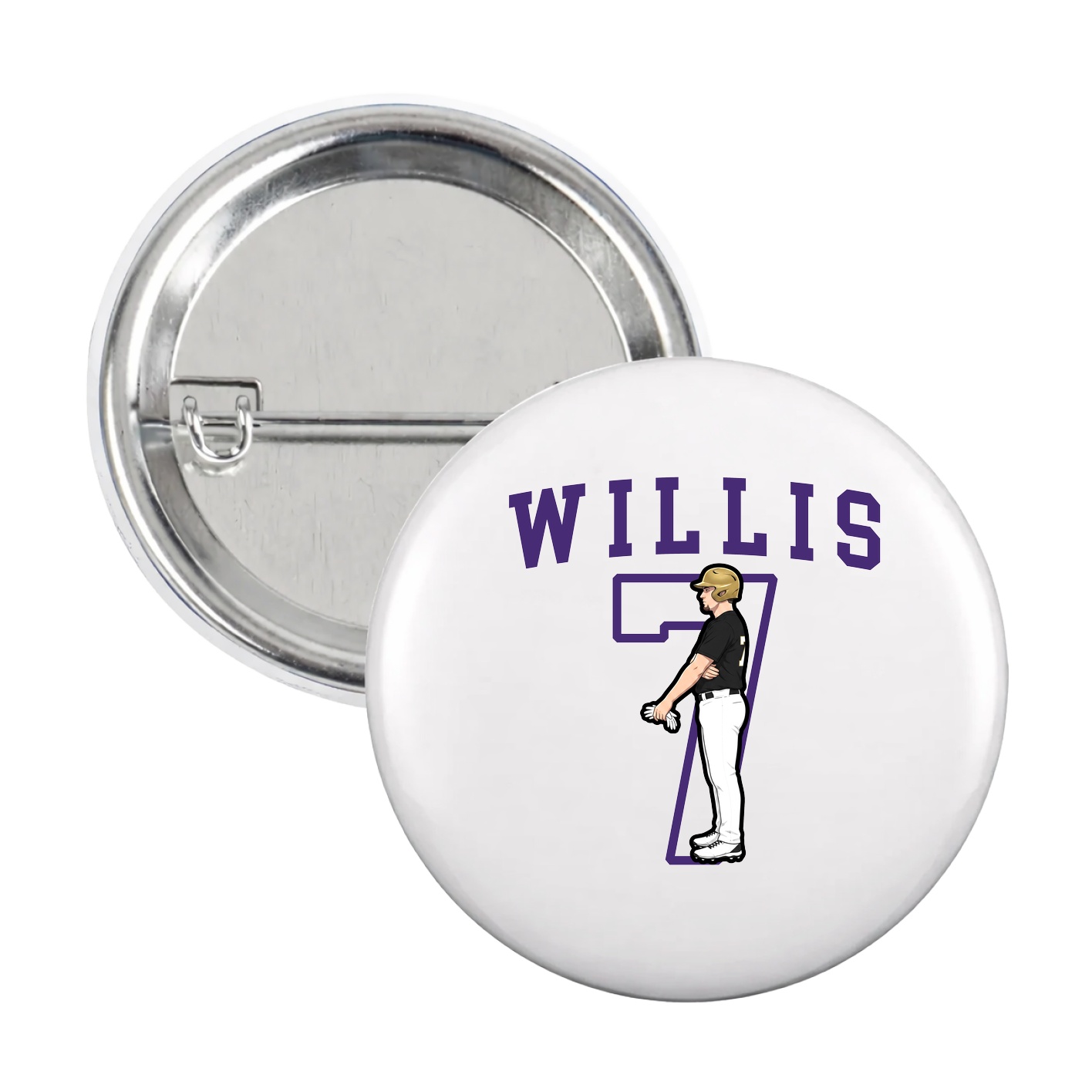 Game Day Button — Shirsey in White