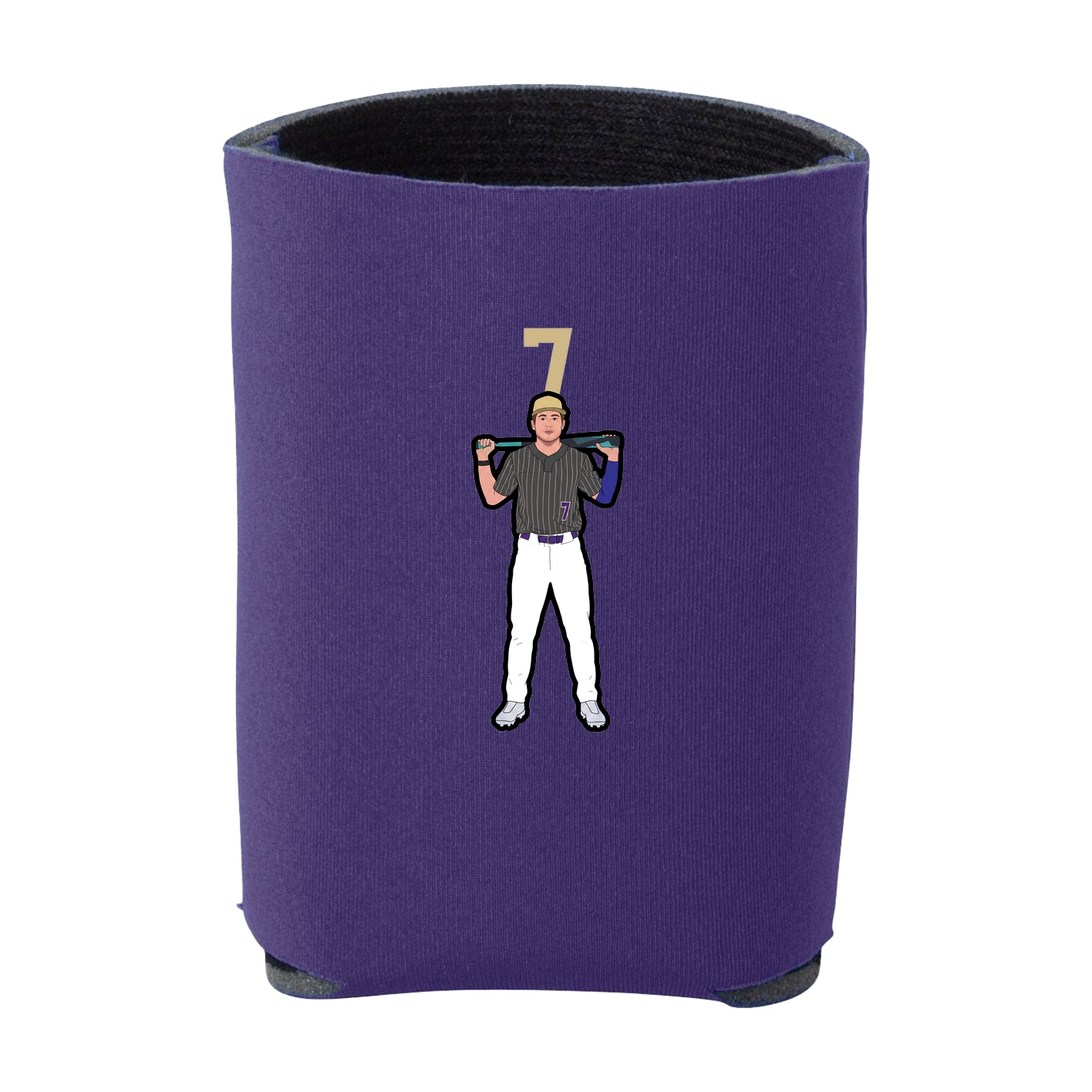 Can Holder — Number Top in Purple