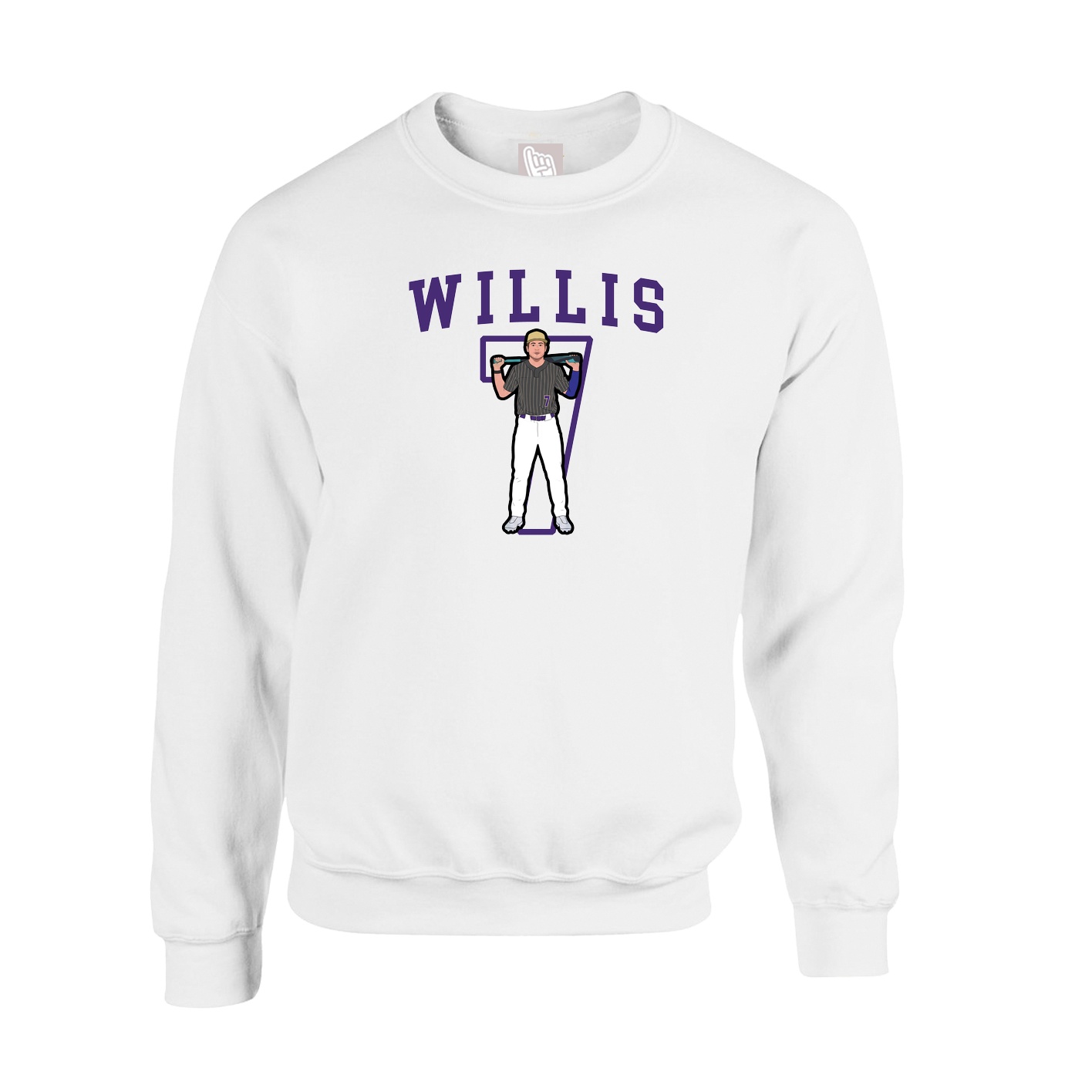 Fleece Crew — Shirsey in White