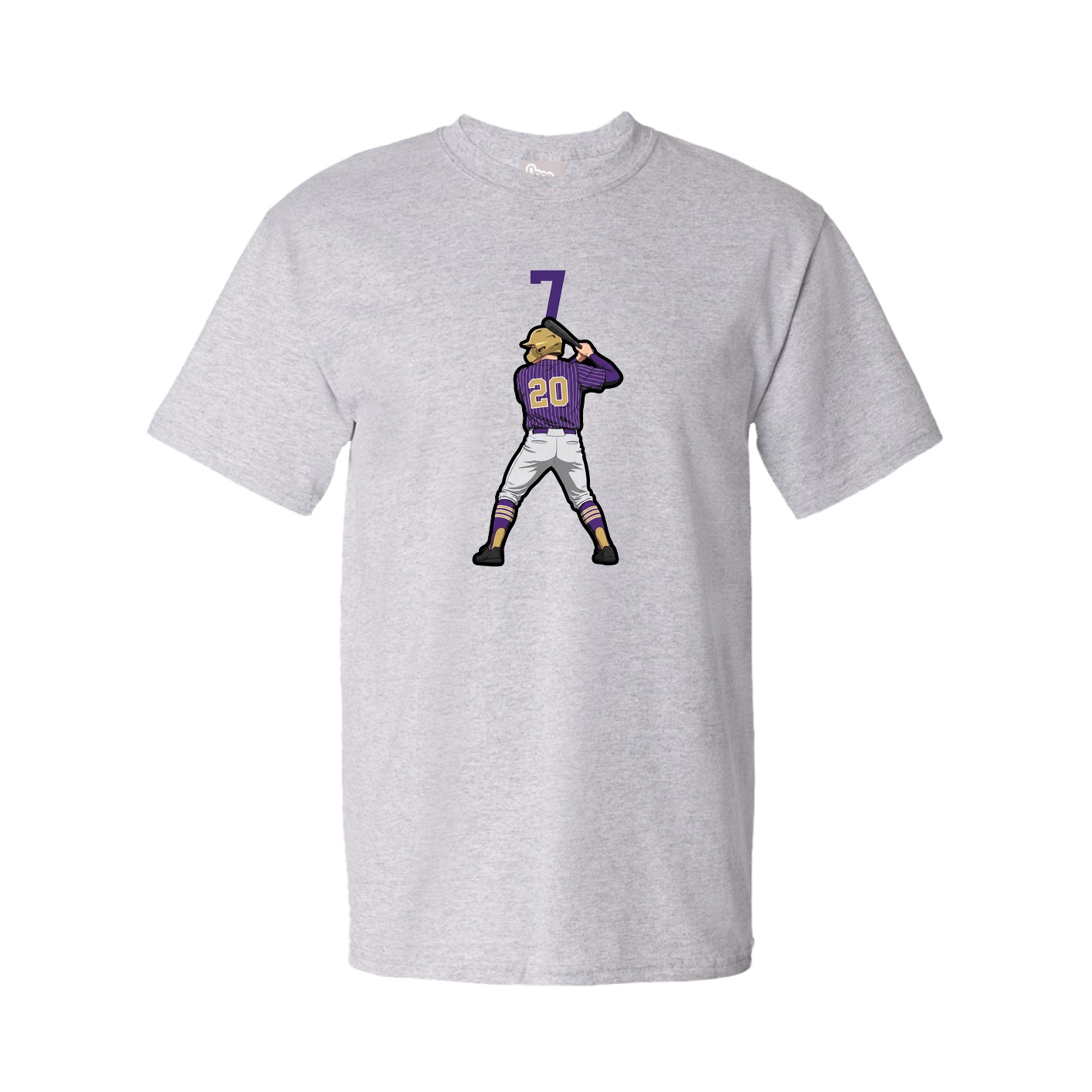 Tee — Number Top in Grey