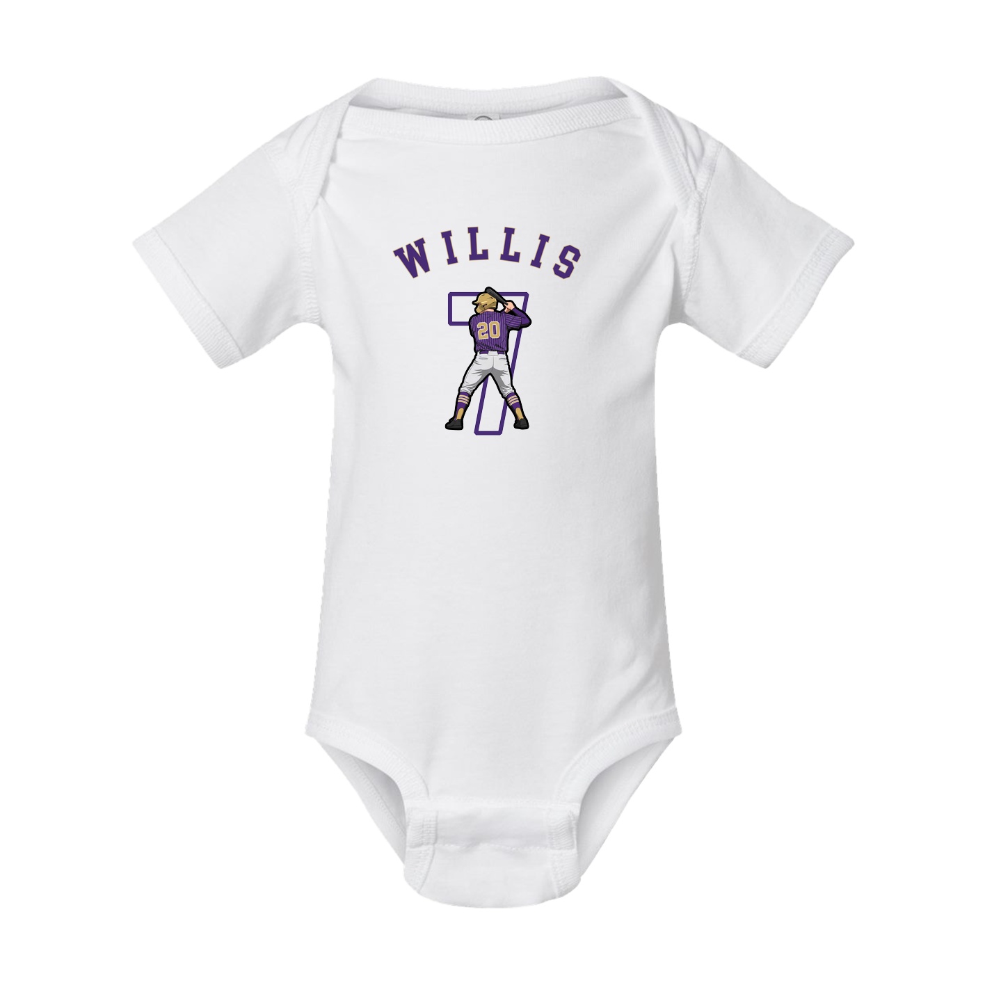 Baby Onesie — Shirsey Arch in White