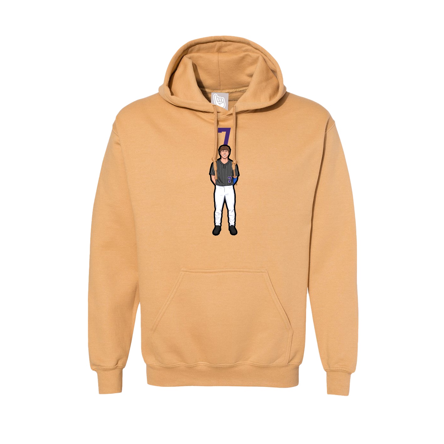 Hoodie — Number Top in Vegas Gold