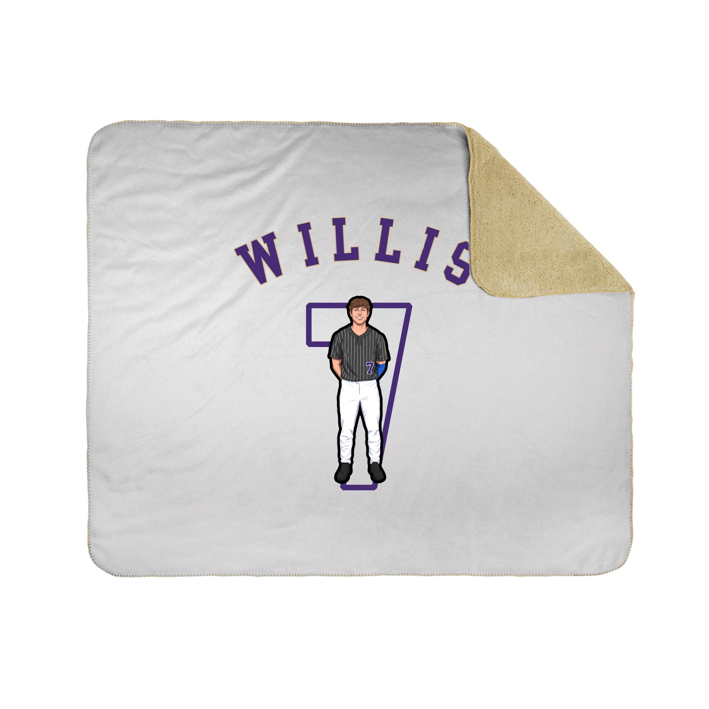 Throw Blanket — Shirsey Arch in White