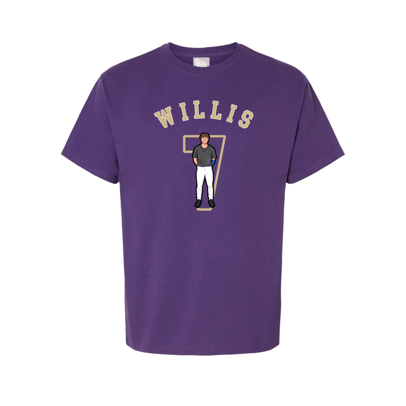 Youth Tee — Shirsey Arch in Purple