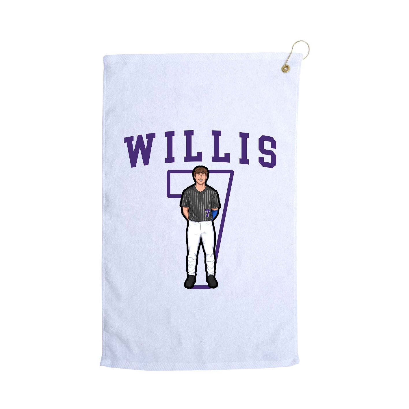 Golf Towel — Shirsey in White