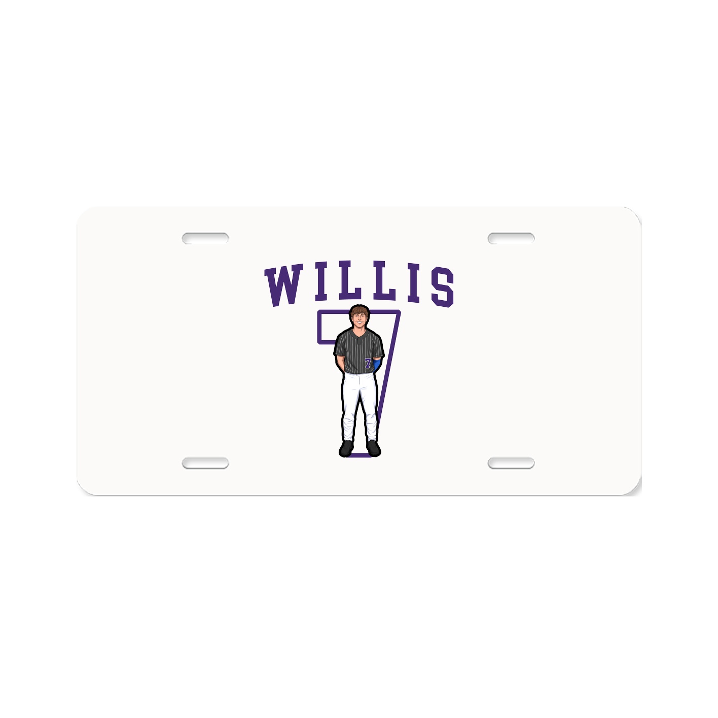 License Plate — Shirsey in Classic