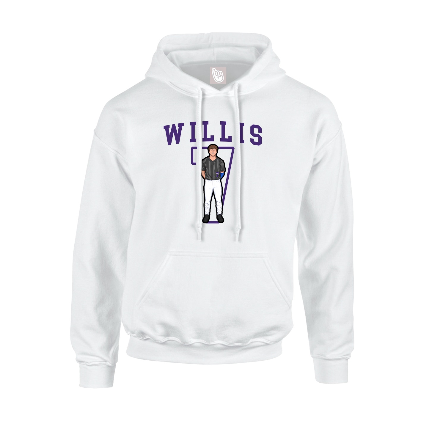 Youth Hoodie — Shirsey in White