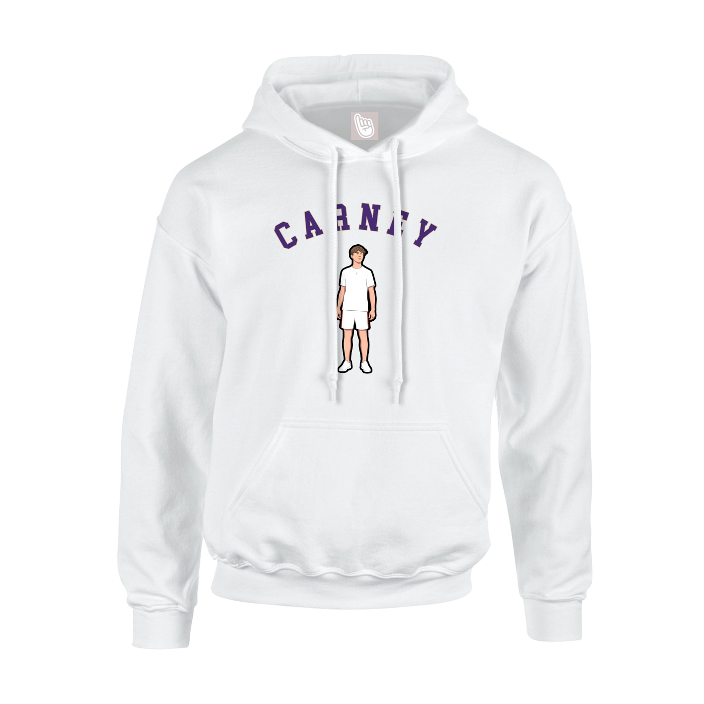 Hoodie — Shirsey Arch in White
