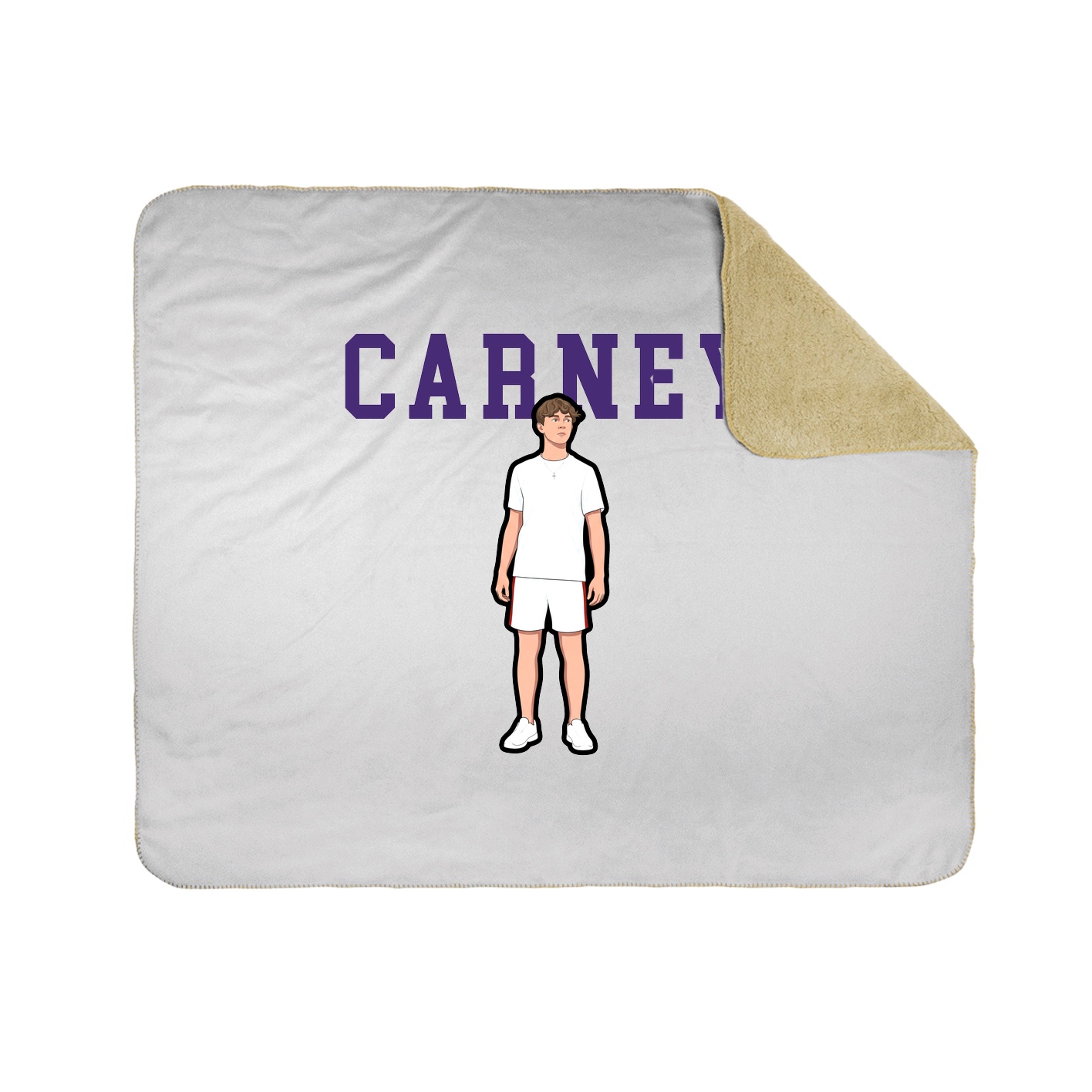 Throw Blanket — Shirsey in White