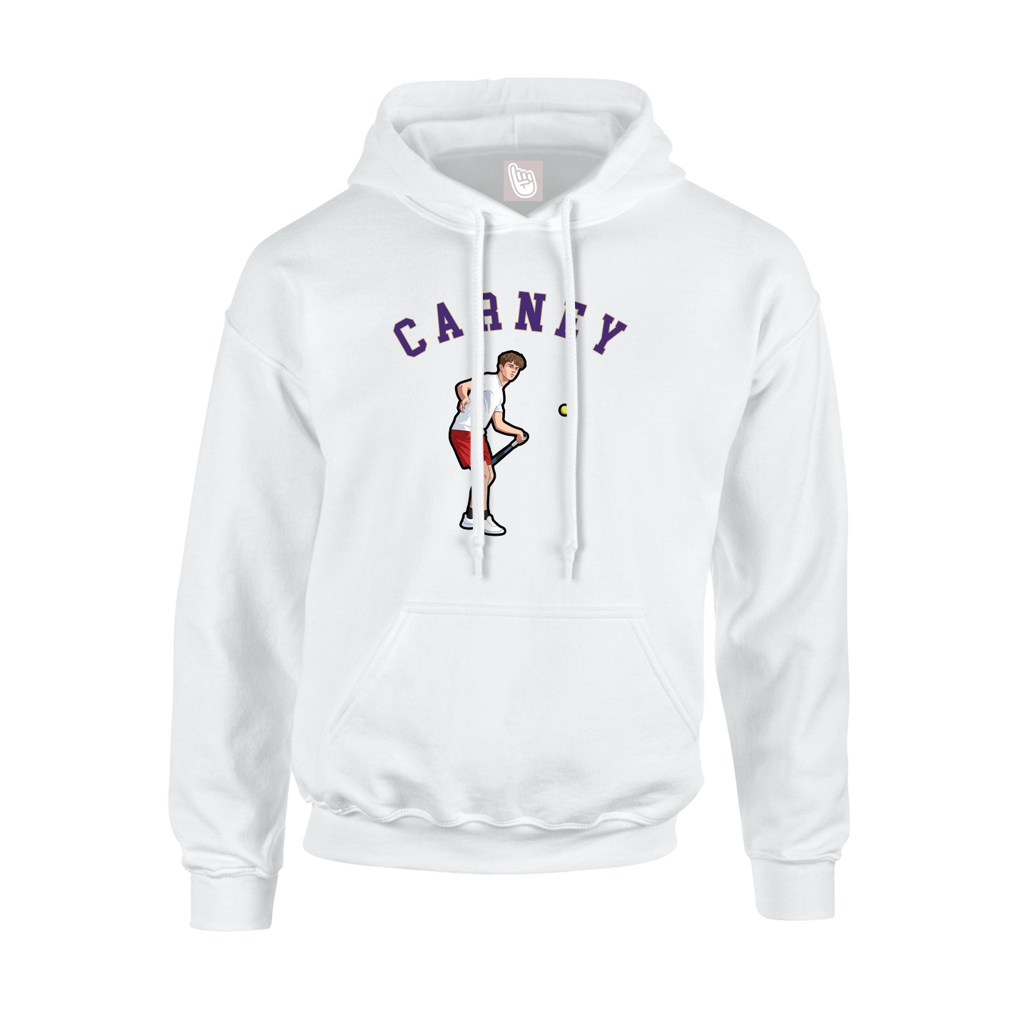 Youth Hoodie — Shirsey Arch in White