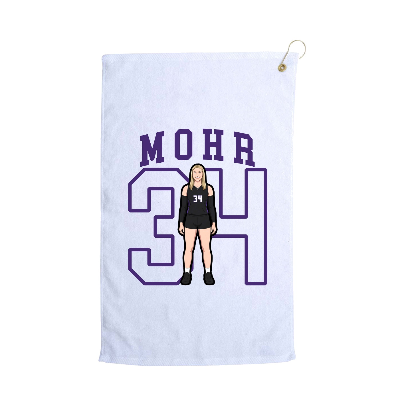 Golf Towel — Shirsey in White