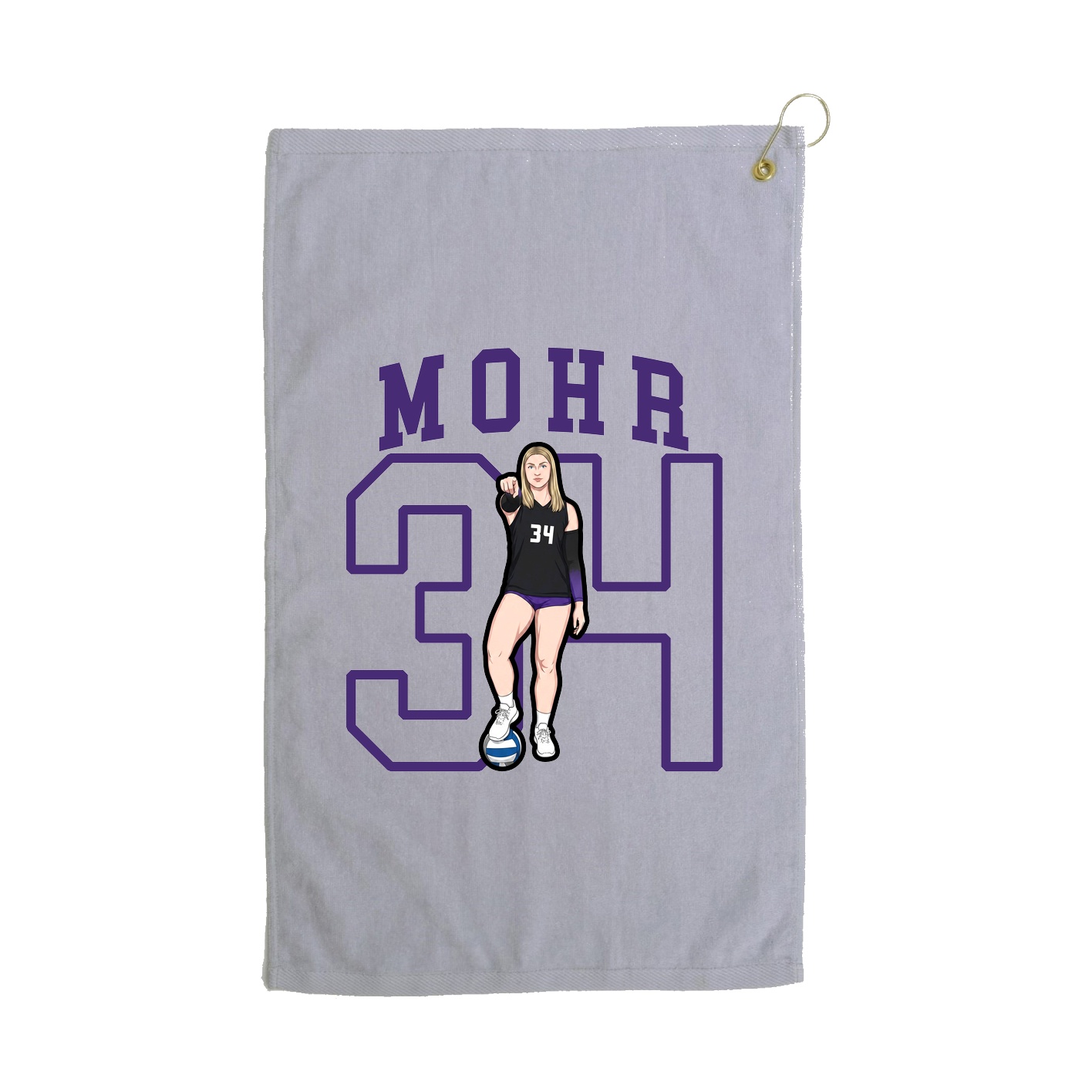 Golf Towel — Shirsey in Grey