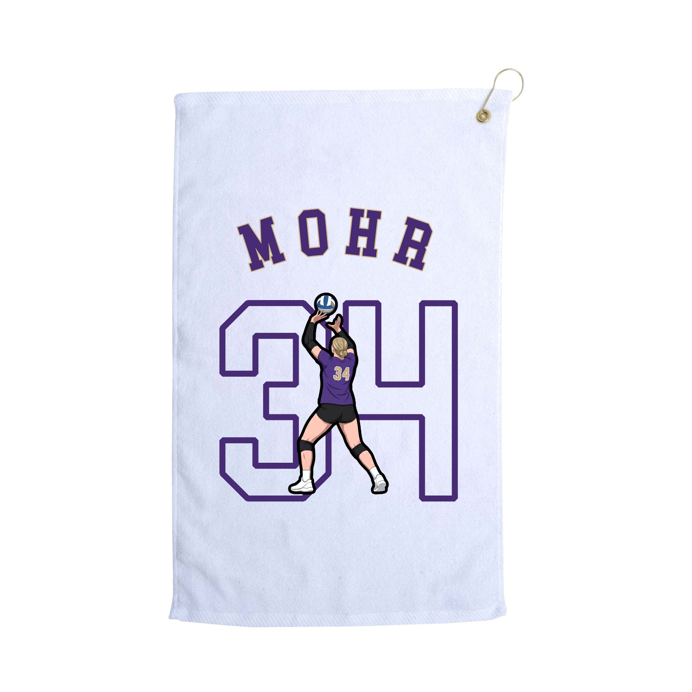 Terry Velour Golf Towel