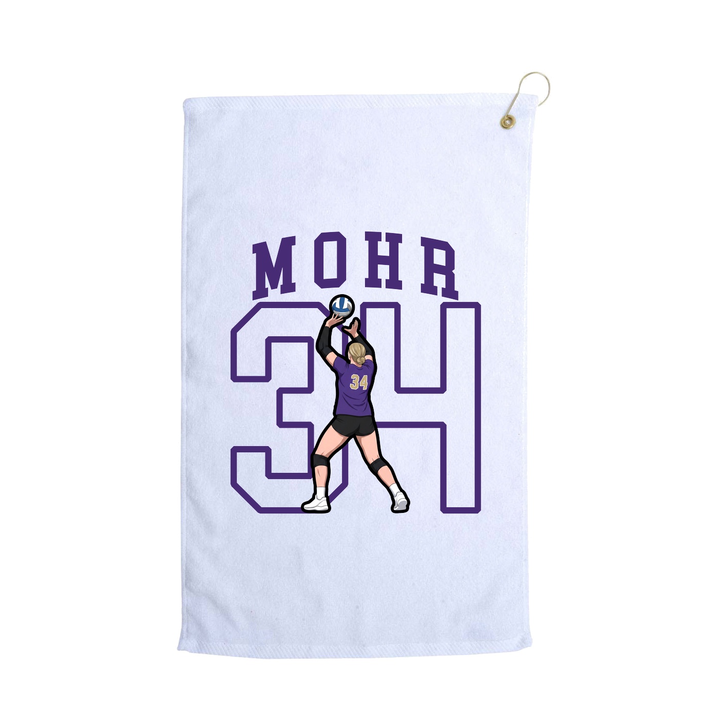 Golf Towel — Shirsey in White