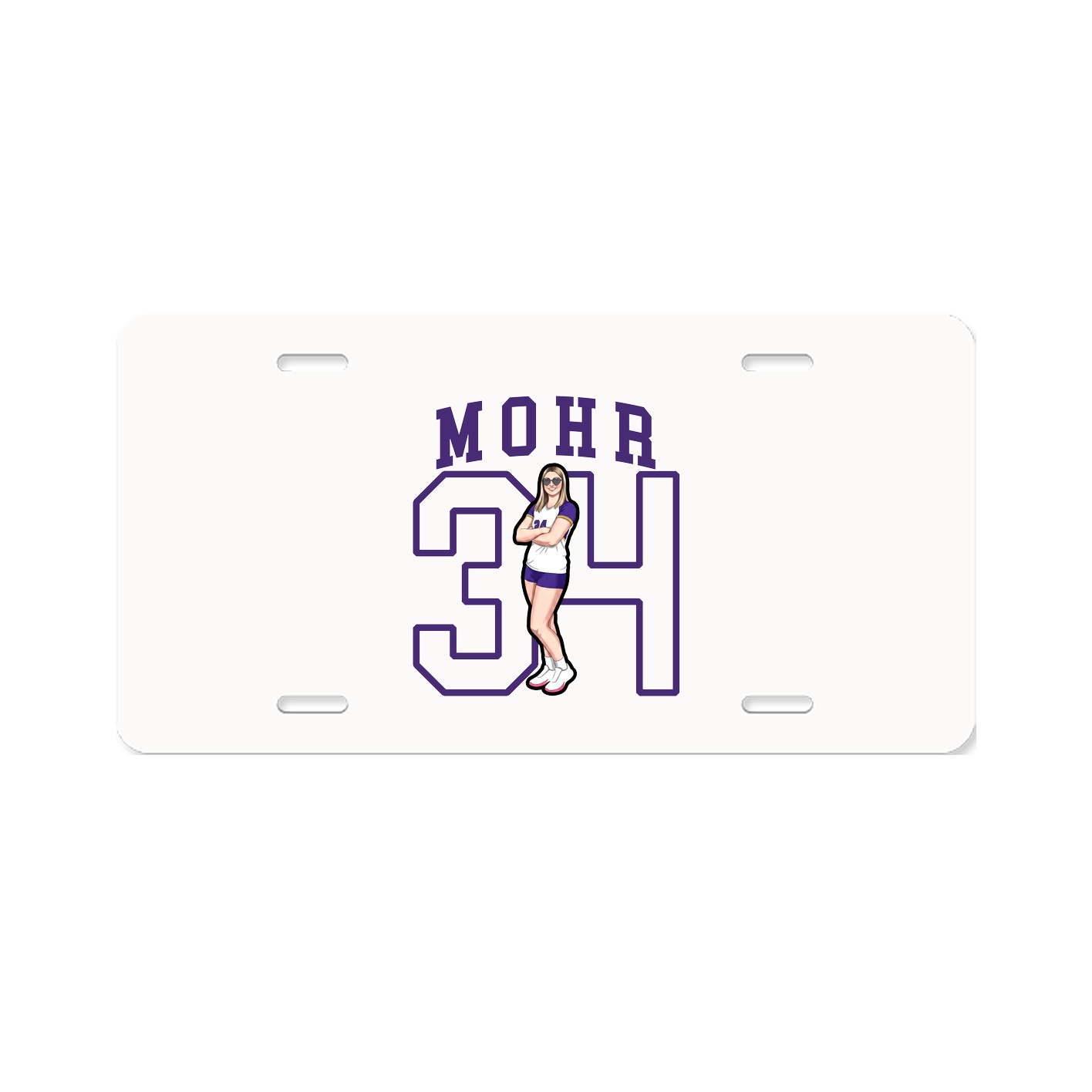 License Plate — Shirsey in Classic