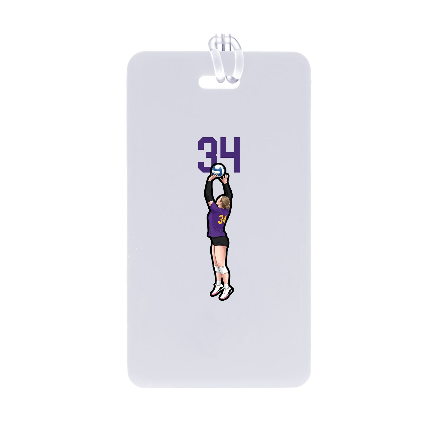 Bag Tag — Number Top in Classic