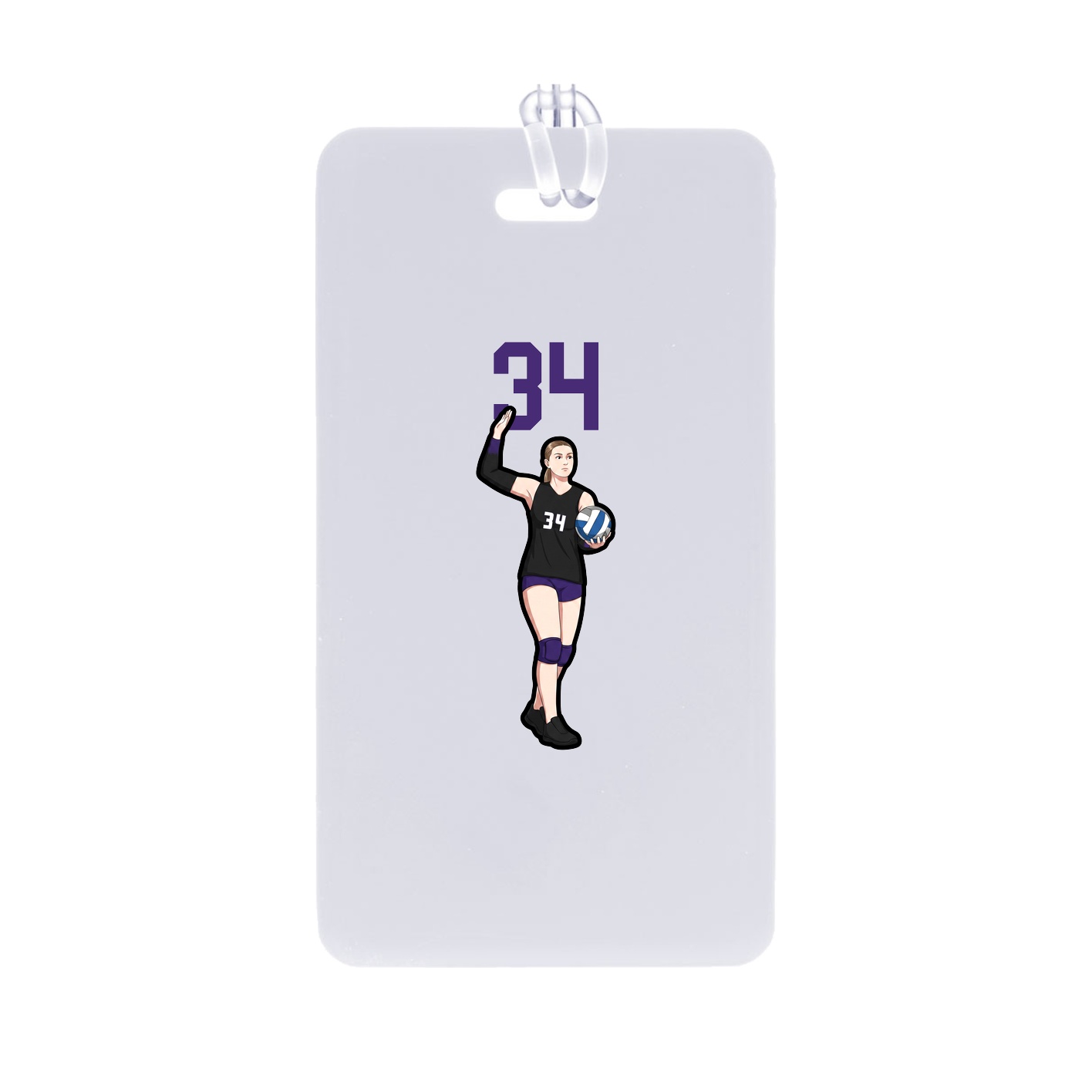 Bag Tag — Number Top in Classic
