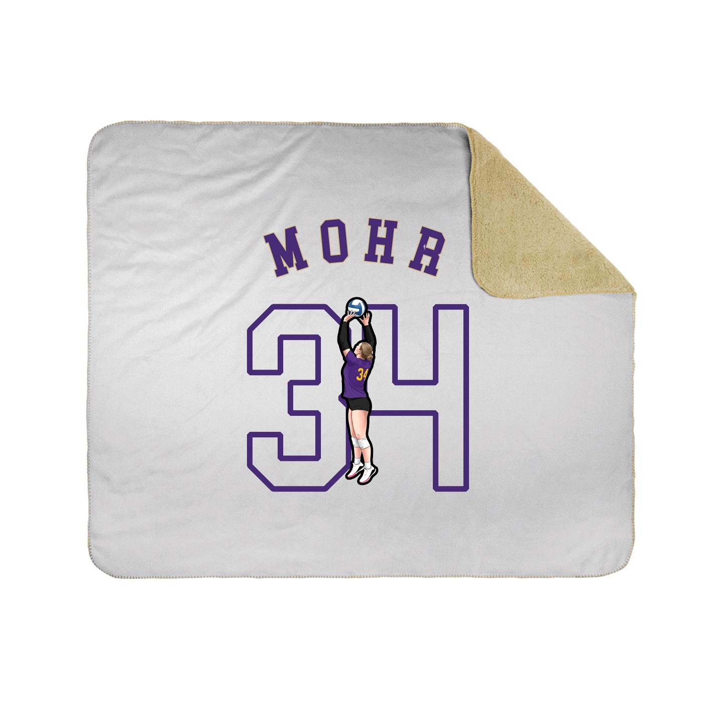 Throw Blanket — Shirsey Arch in White