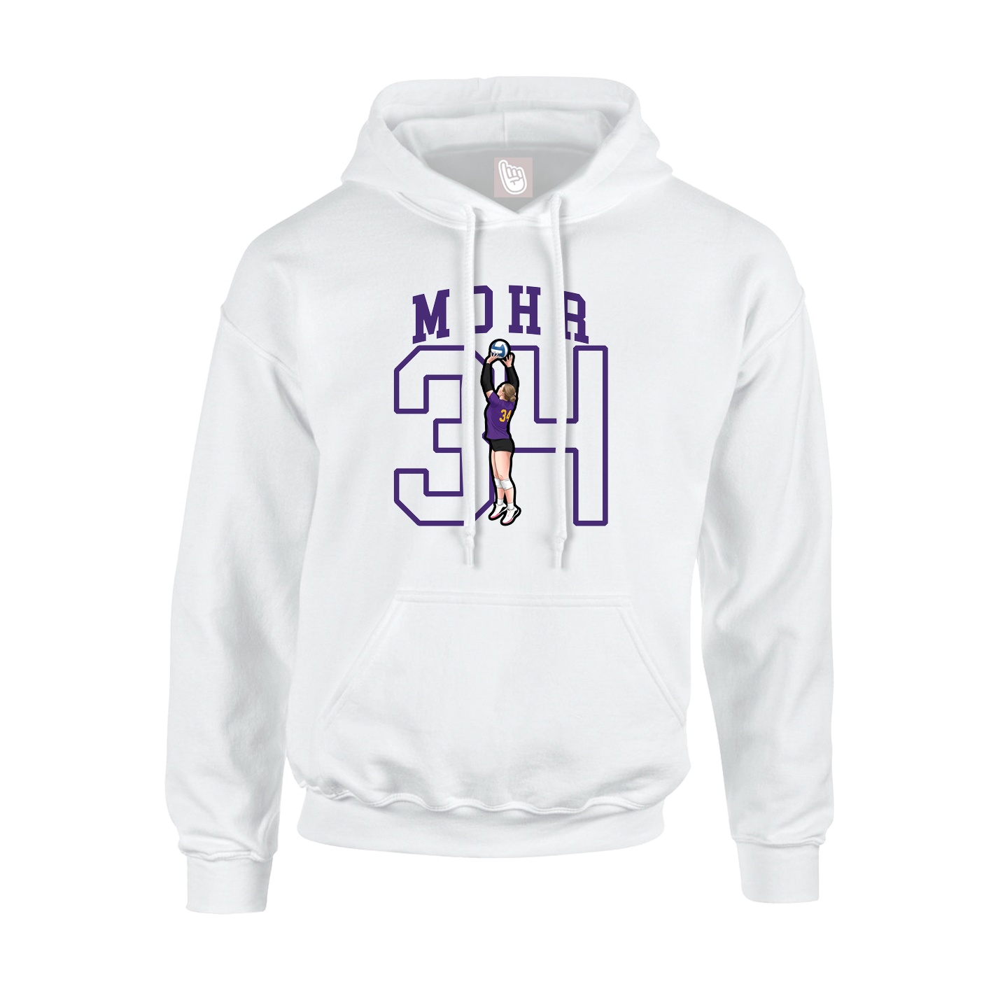 Youth Hoodie — Shirsey in White