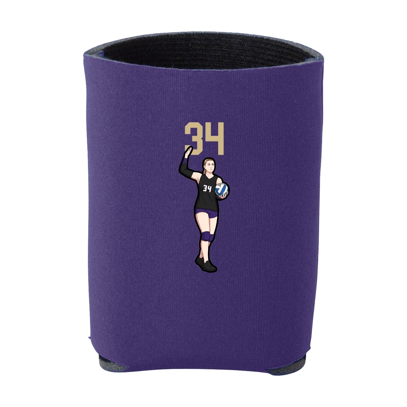 Can Holder — Number Top in Purple