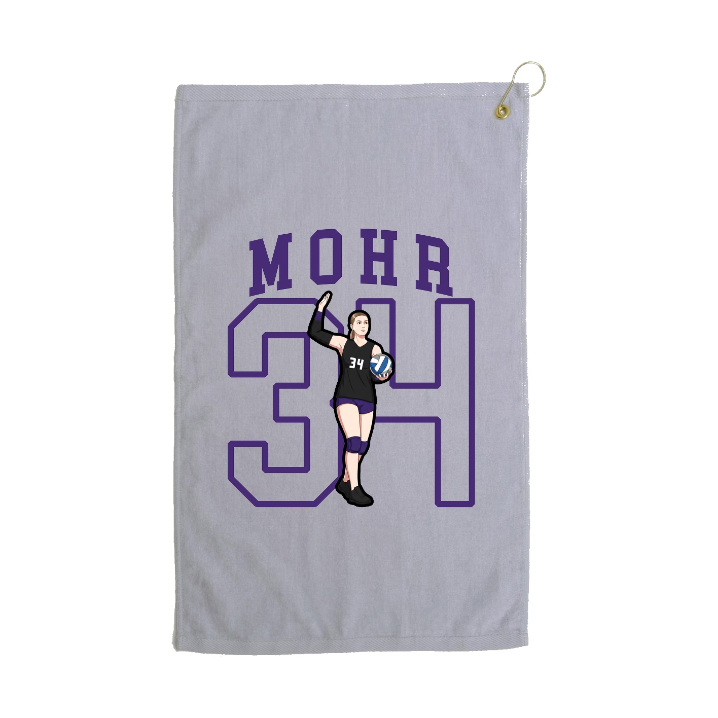 Golf Towel — Shirsey in Grey