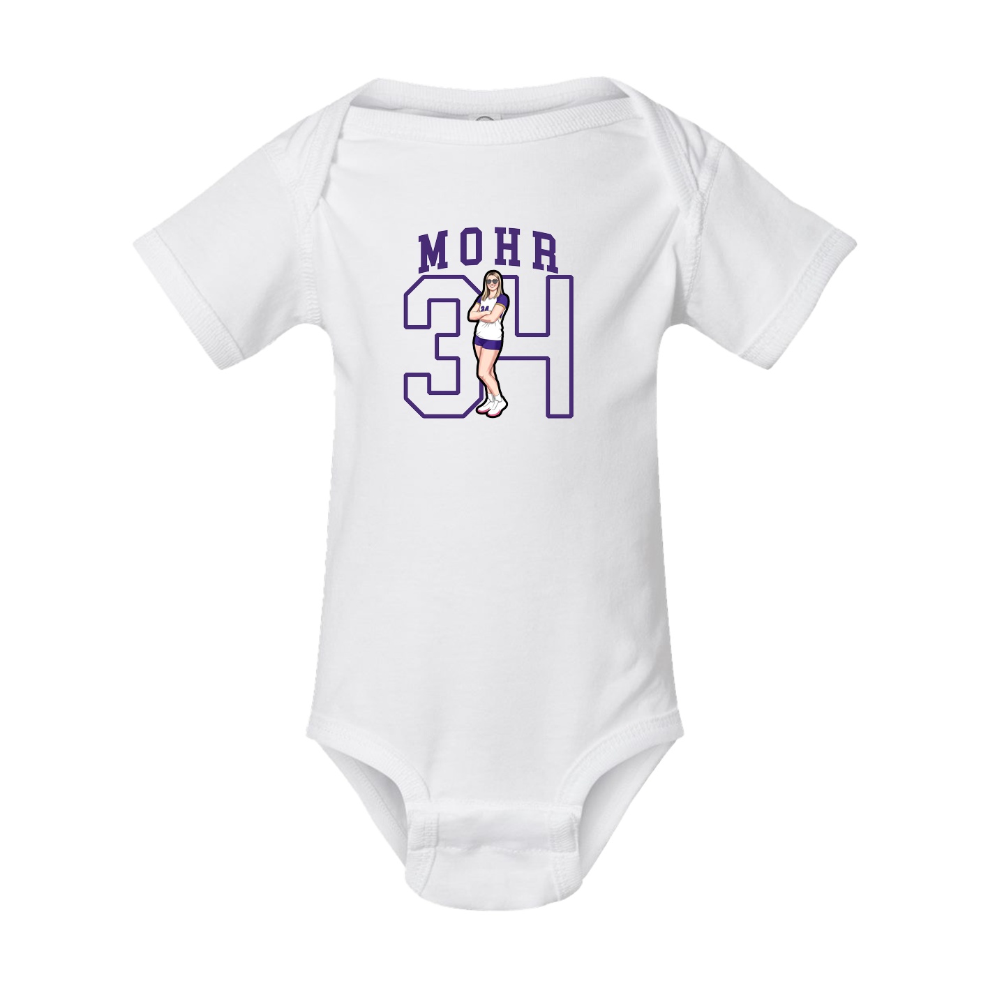 Baby Onesie — Shirsey in White
