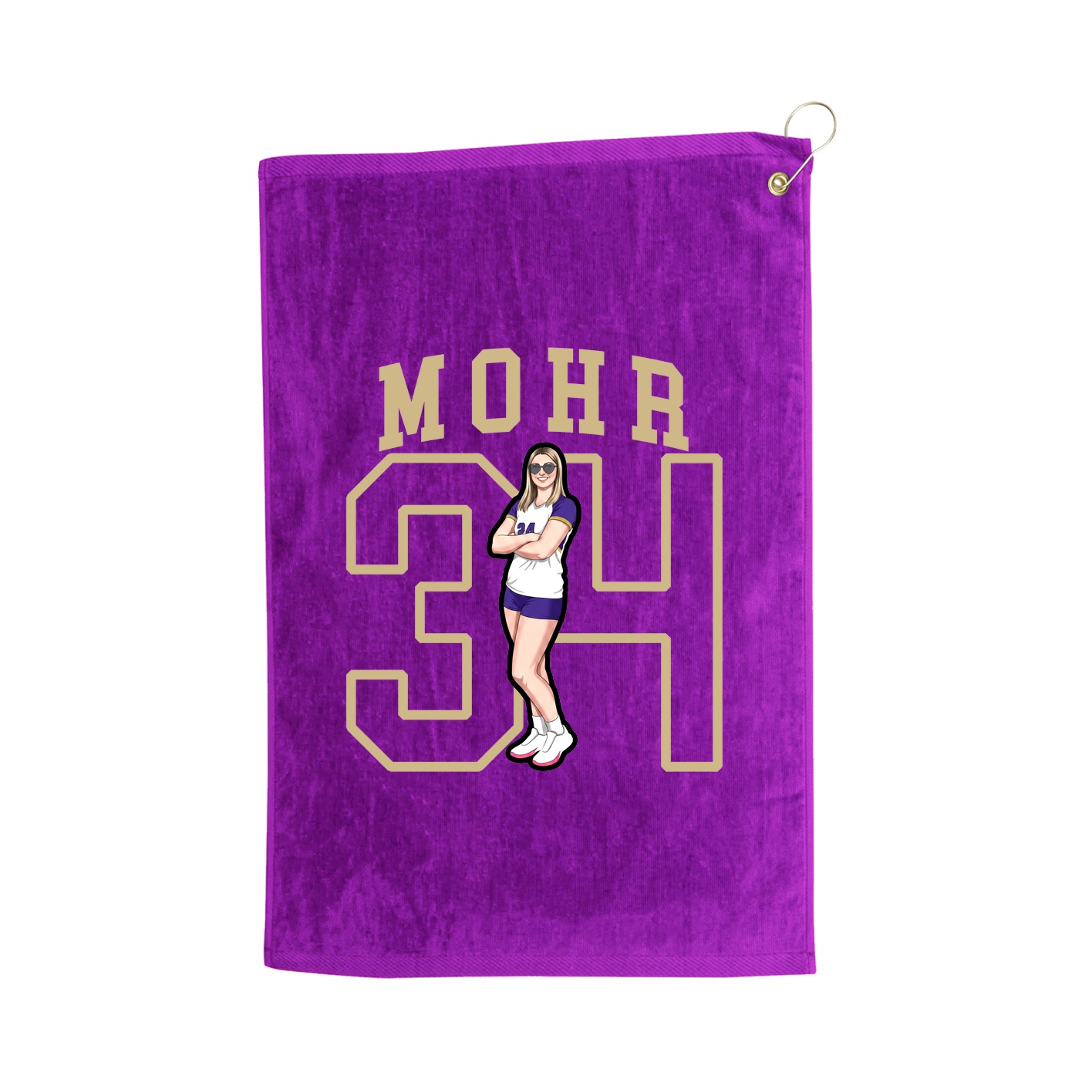 Golf Towel — Shirsey in Purple