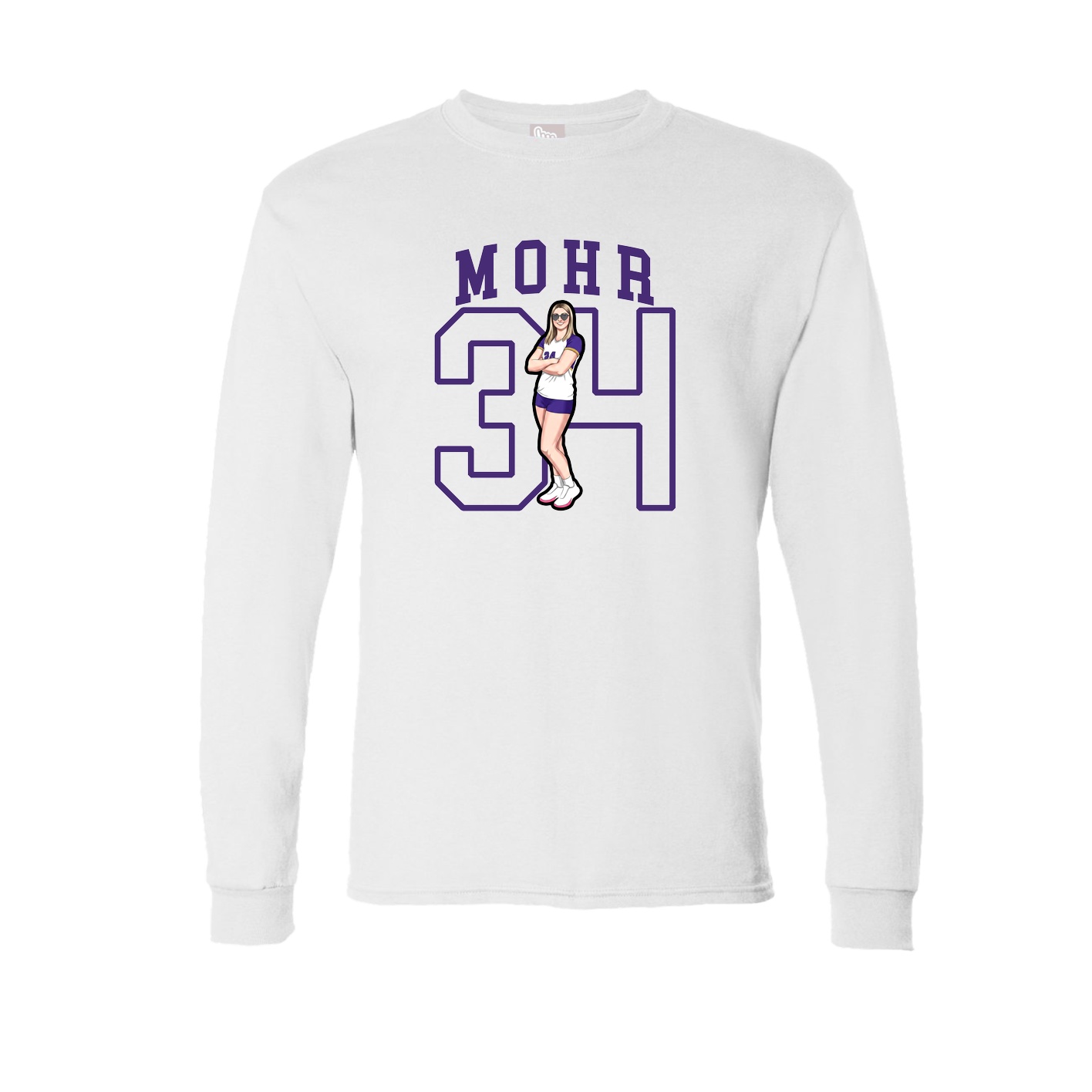 Long Sleeve Tee — Shirsey in White