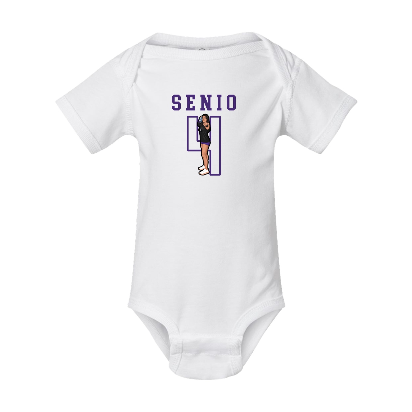 Baby Onesie — Shirsey in White