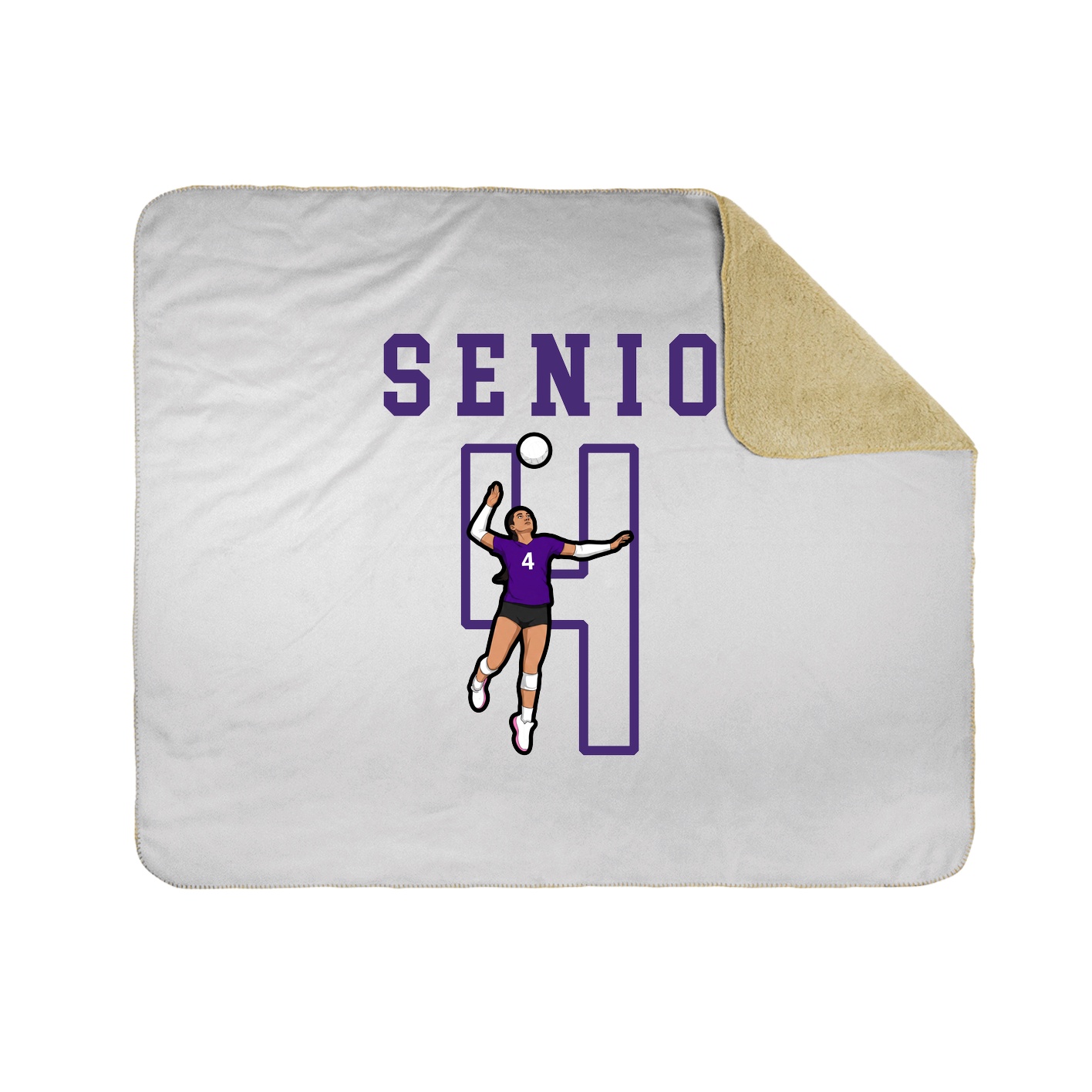 Throw Blanket — Shirsey in White