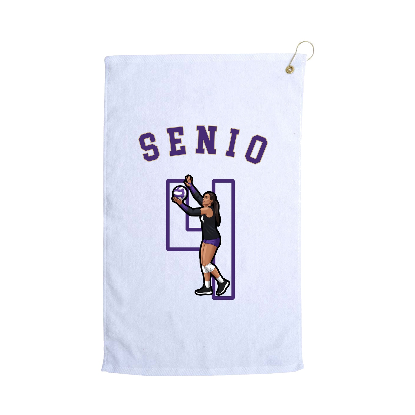 Golf Towel — Shirsey Arch in White
