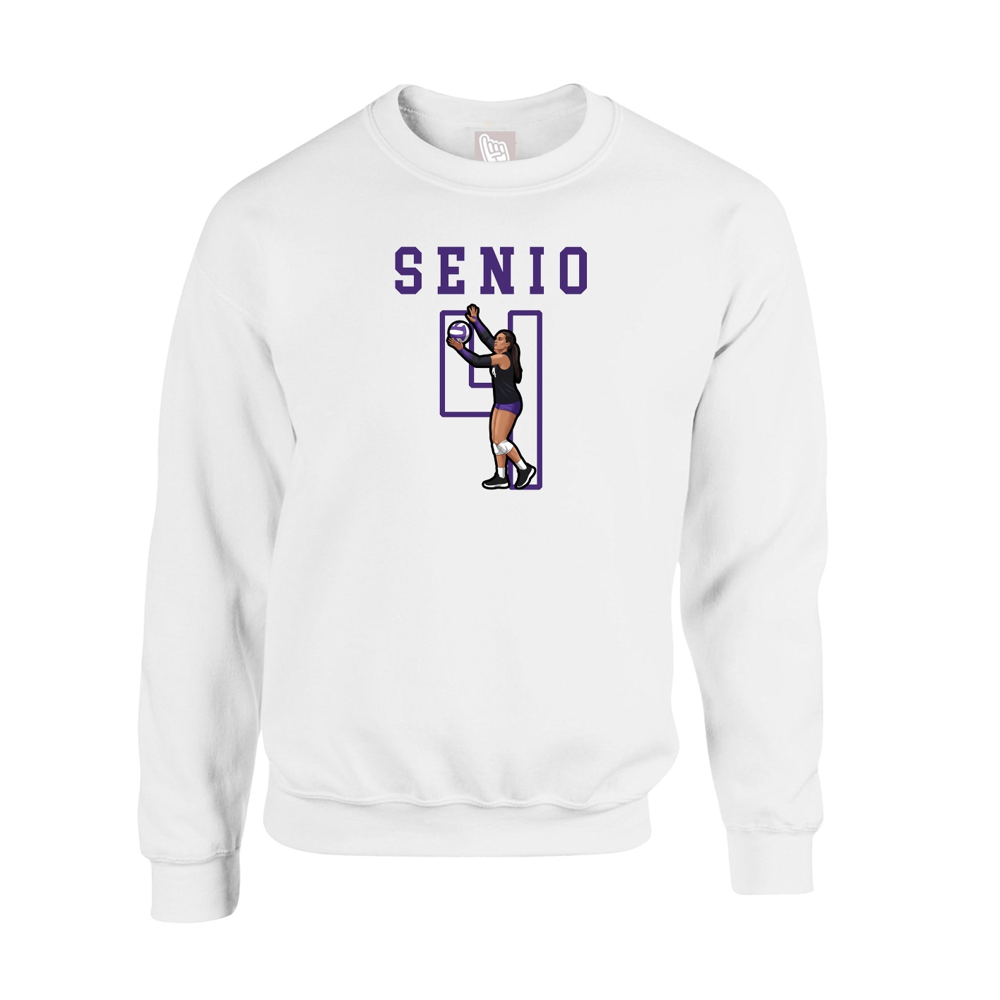 Fleece Crew — Shirsey in White