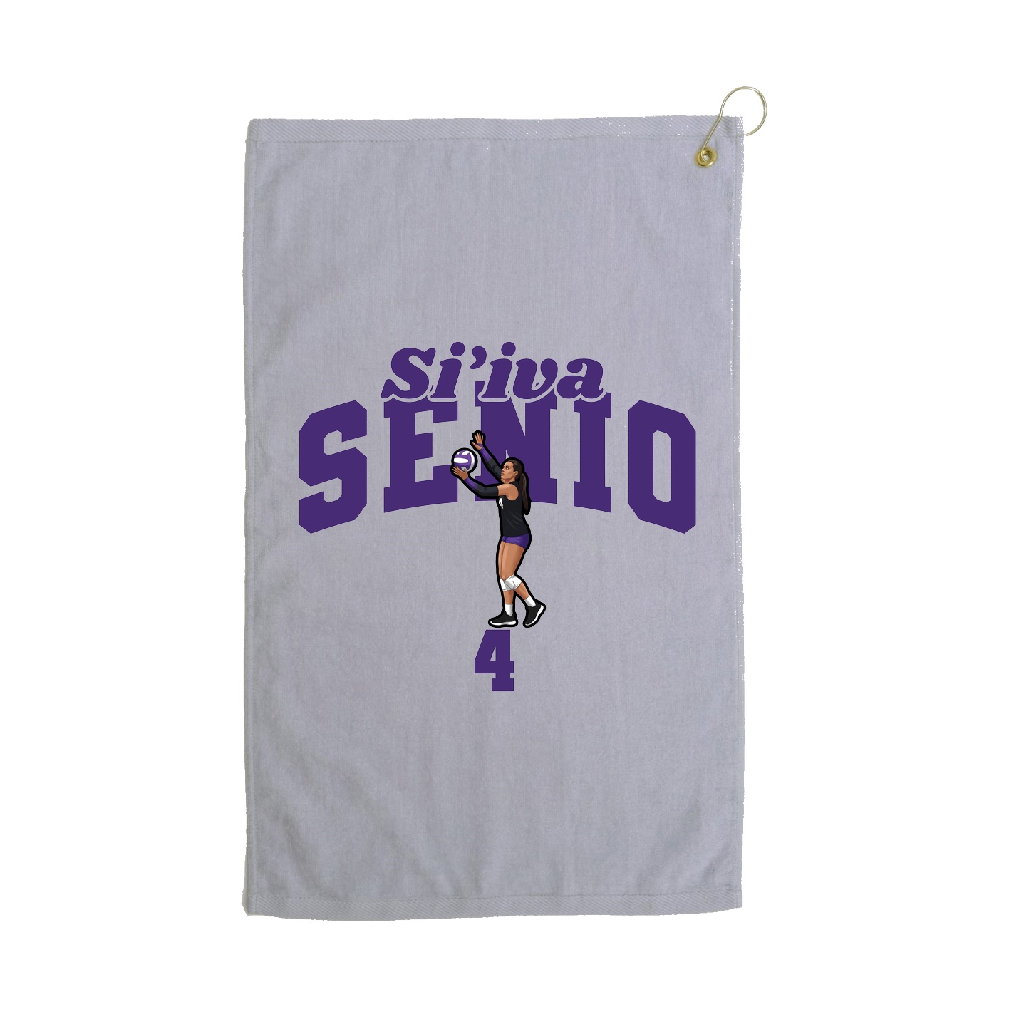 Golf Towel — Signature Arch in Grey