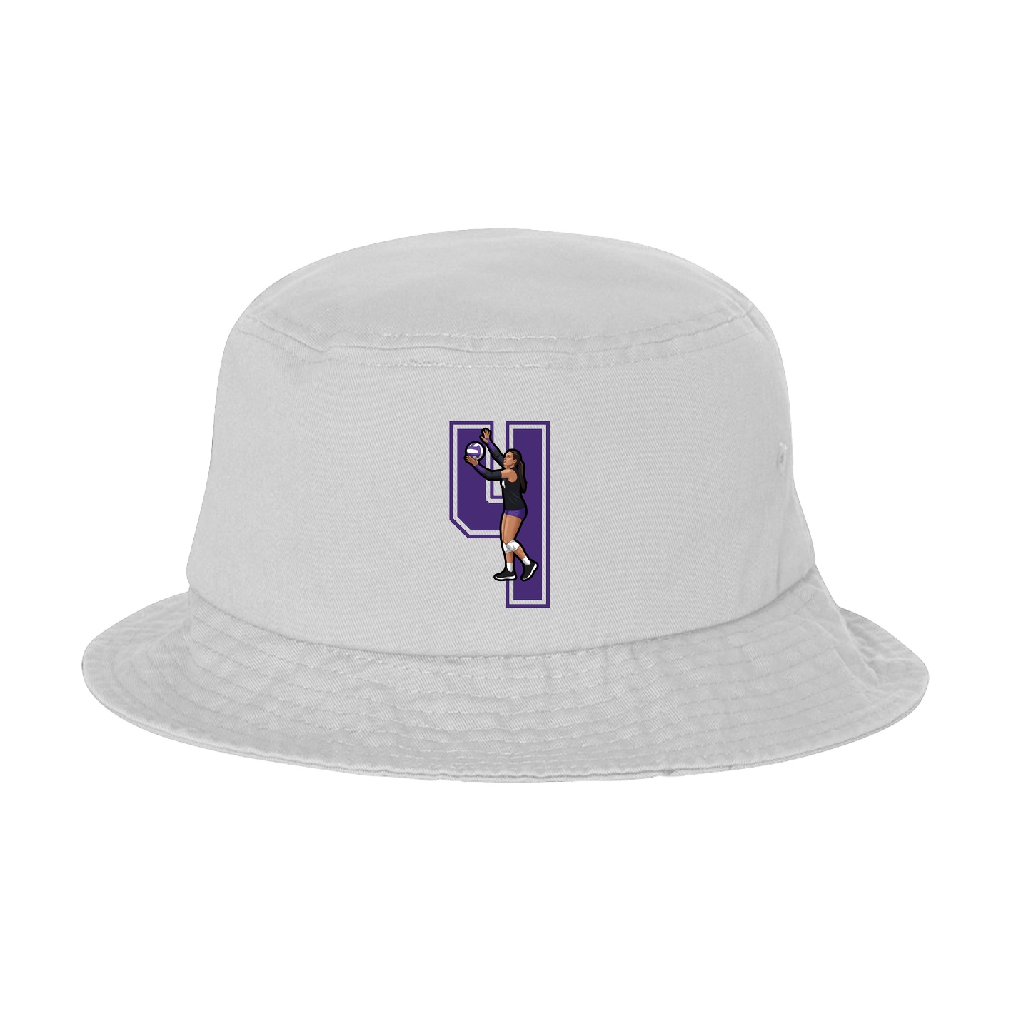 Bucket Cap — Number in White