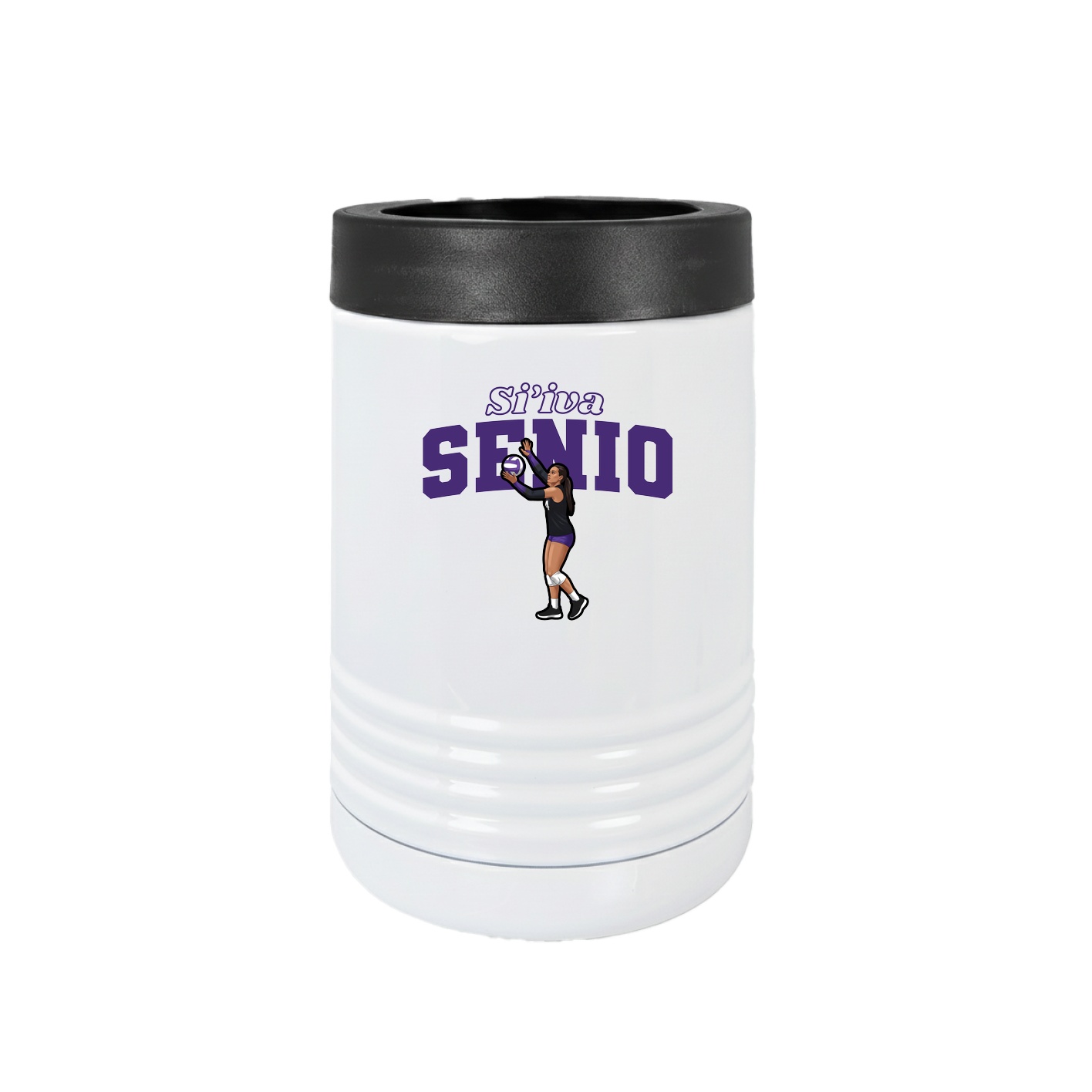 Beverage Holder — Name Arch in White
