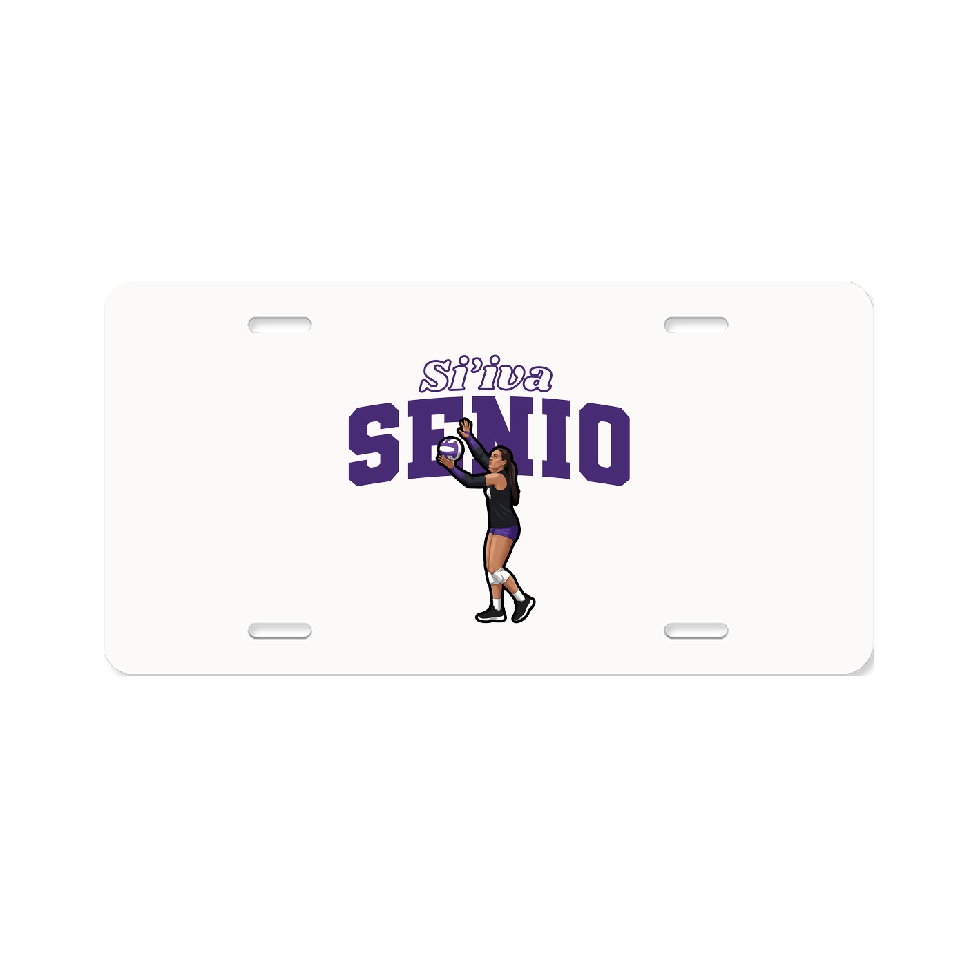 License Plate — Name Arch in Classic