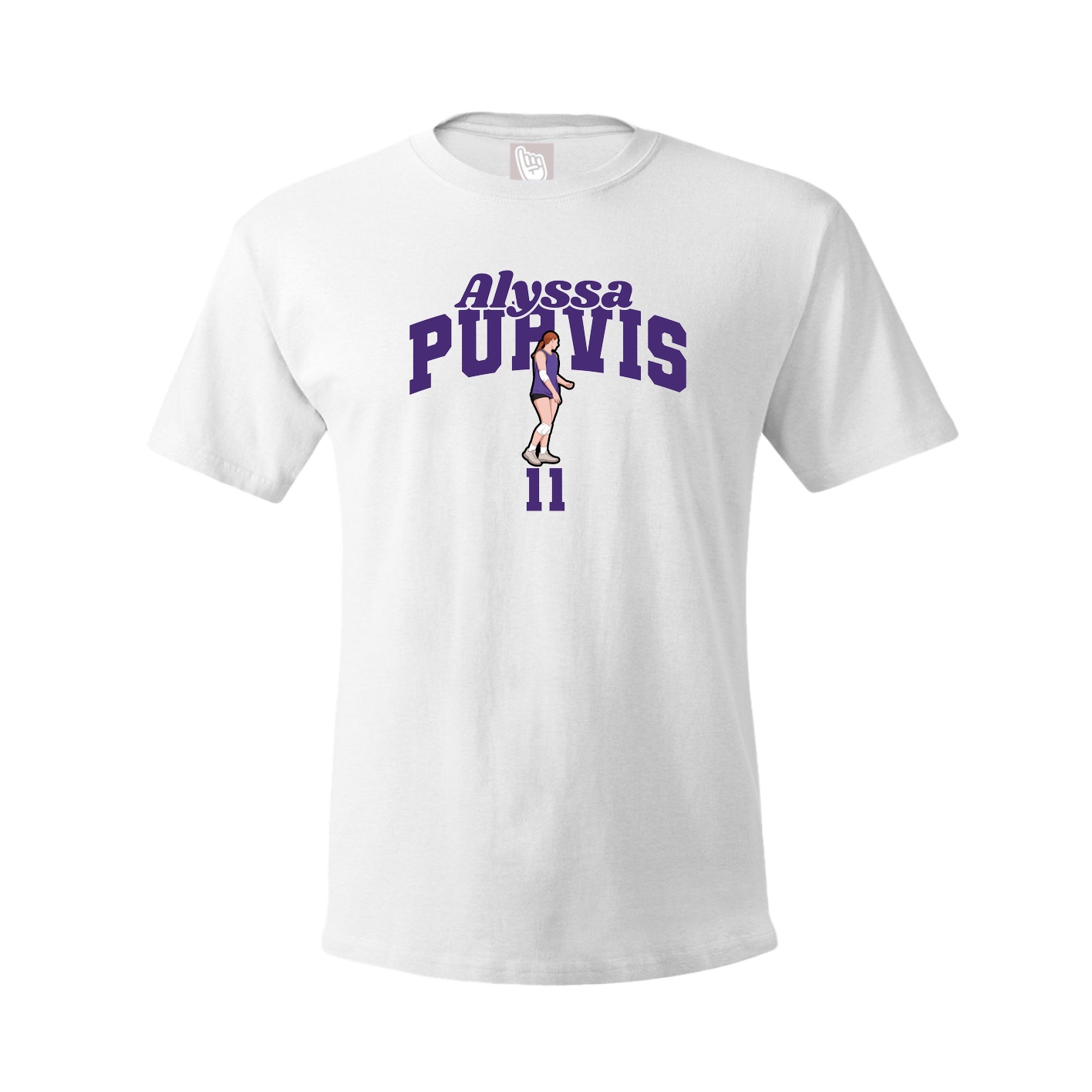 Youth Tee — Signature Arch in White