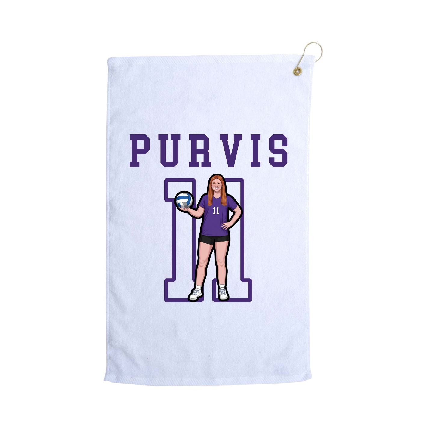 Golf Towel — Shirsey in White