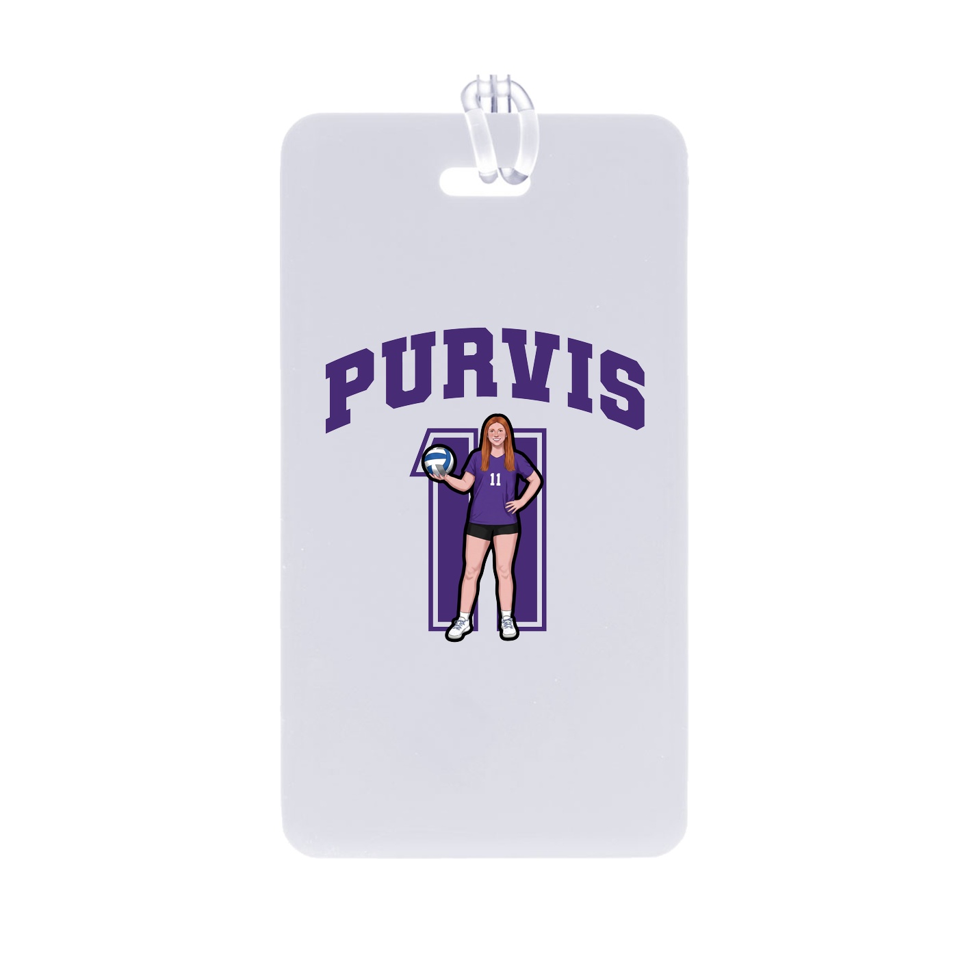 Bag Tag — Number in Classic