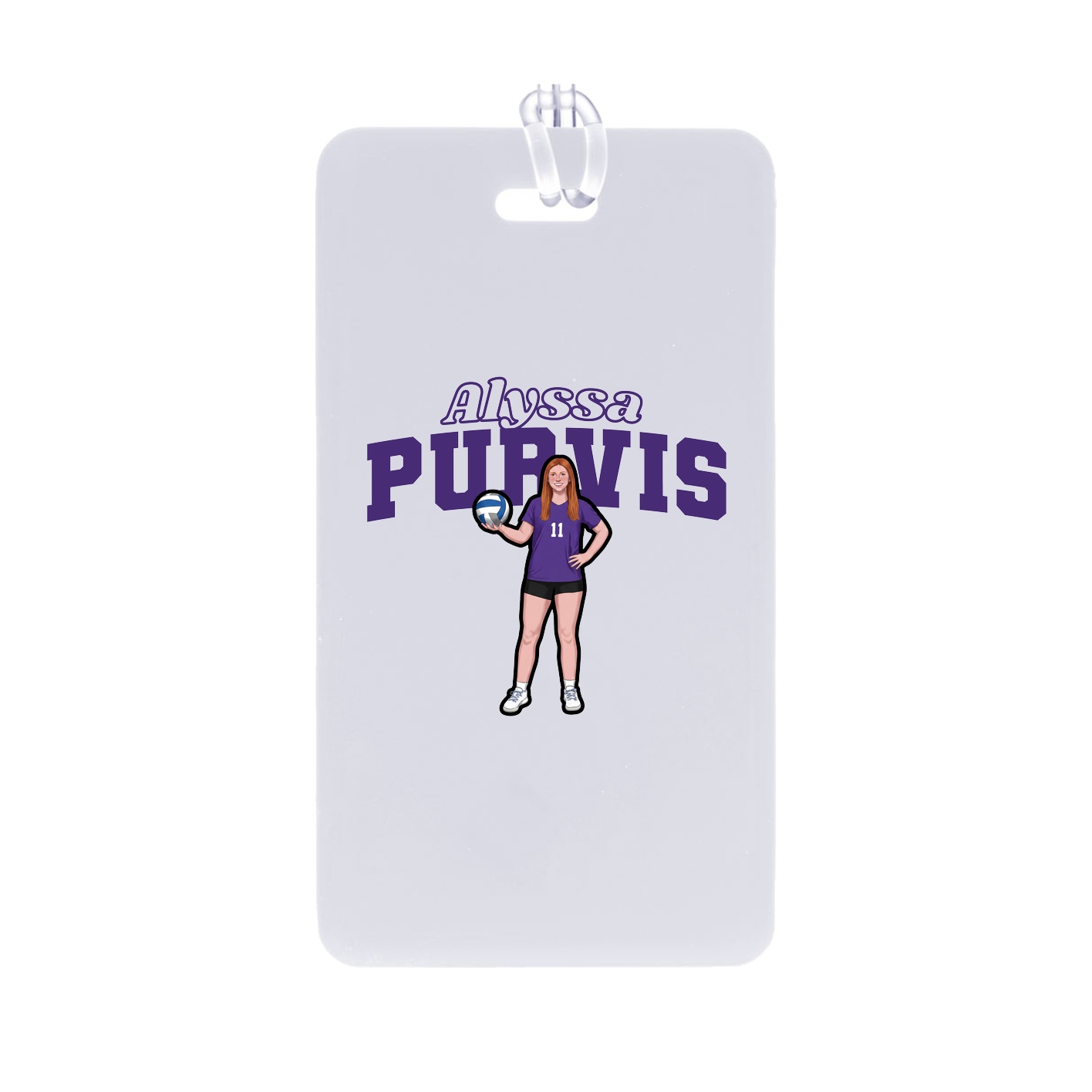 Bag Tag — Name Arch in Classic