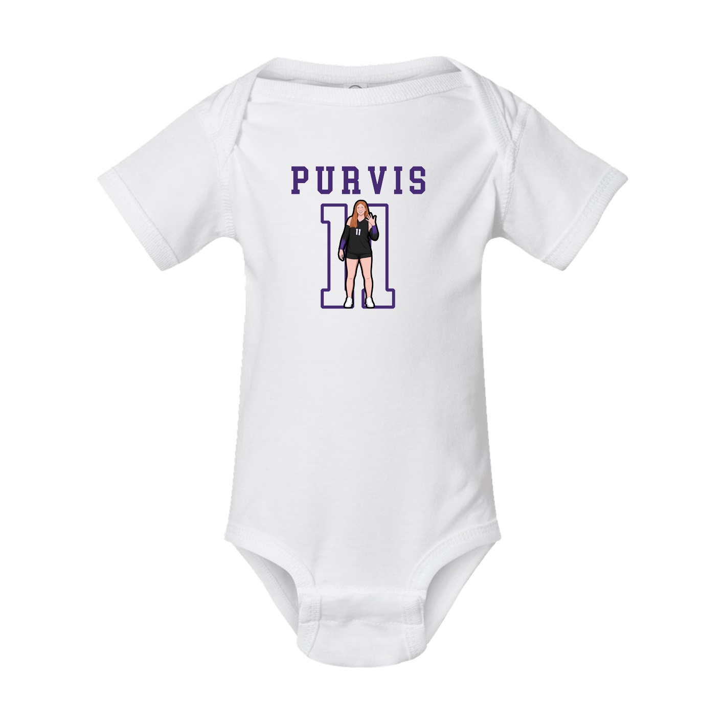 Baby Onesie — Shirsey in White