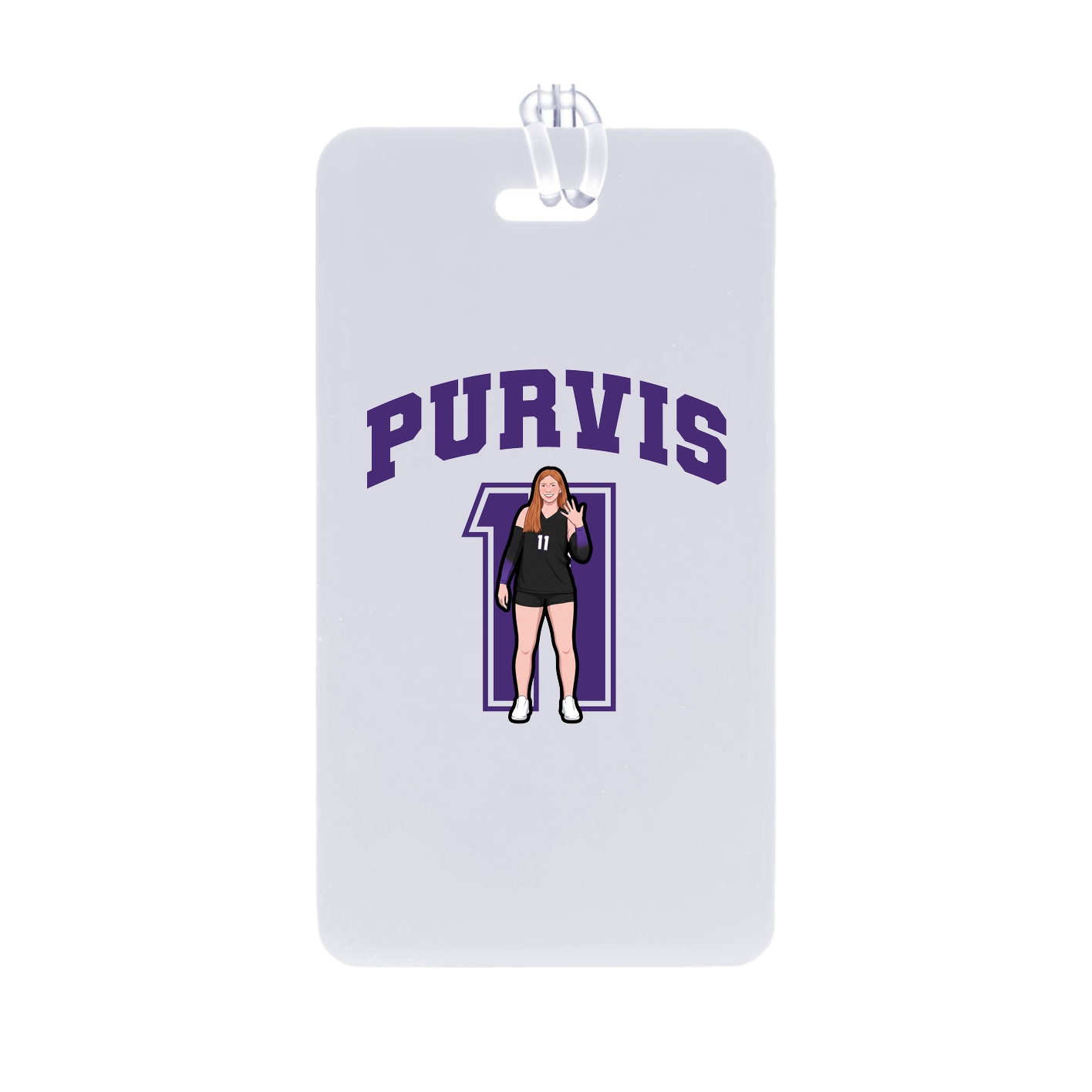 Bag Tag — Number in Classic