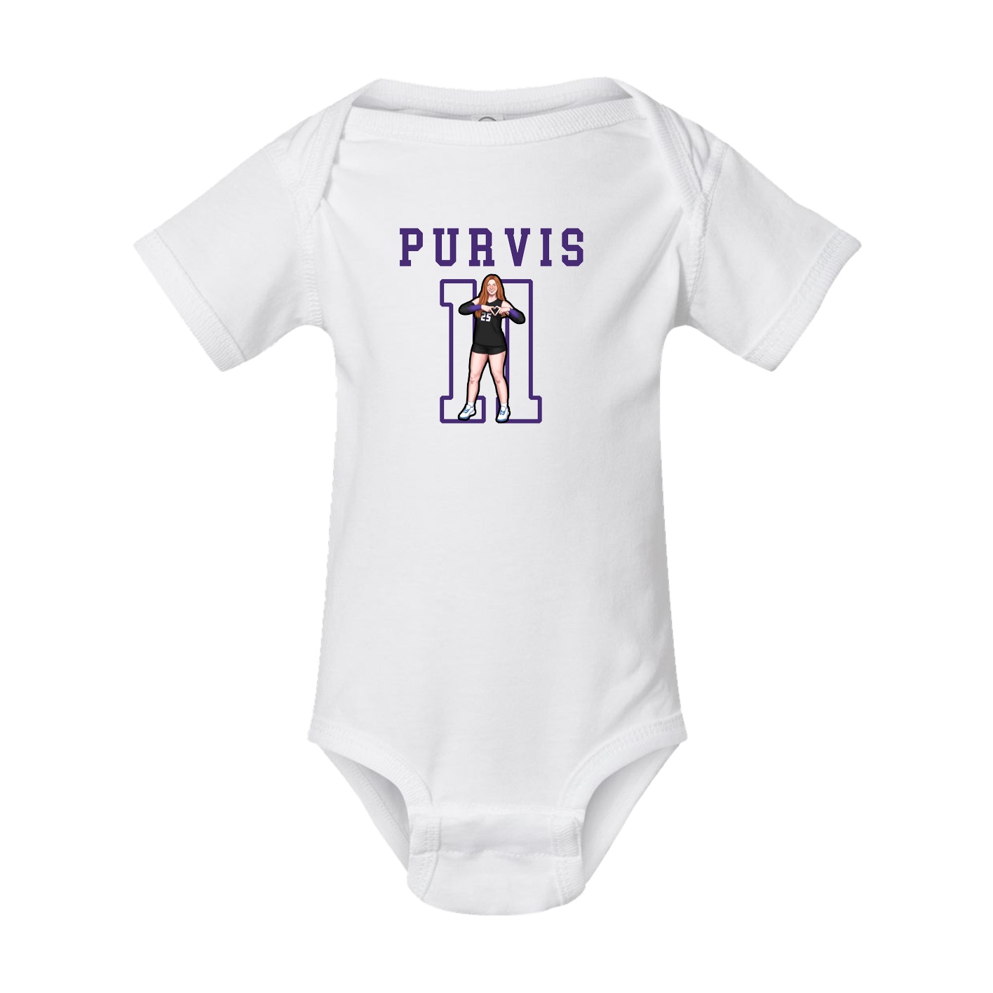 Baby Onesie — Shirsey in White