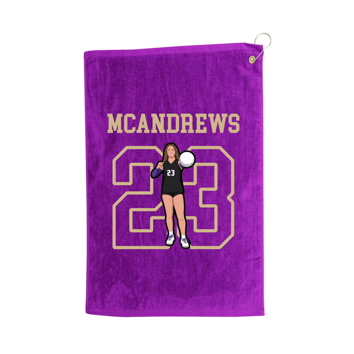 Golf Towel — Shirsey in Purple
