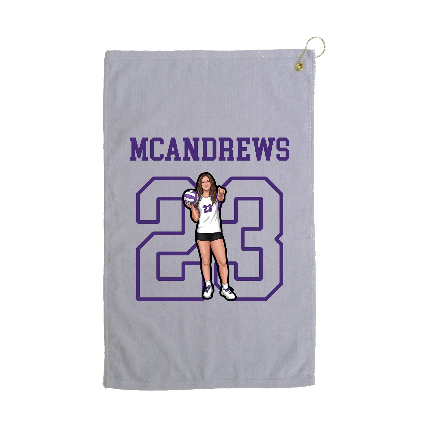 Golf Towel — Shirsey in Grey