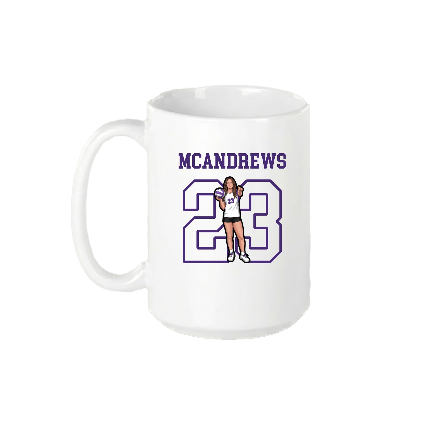 15oz Coffee Mug — Shirsey in White