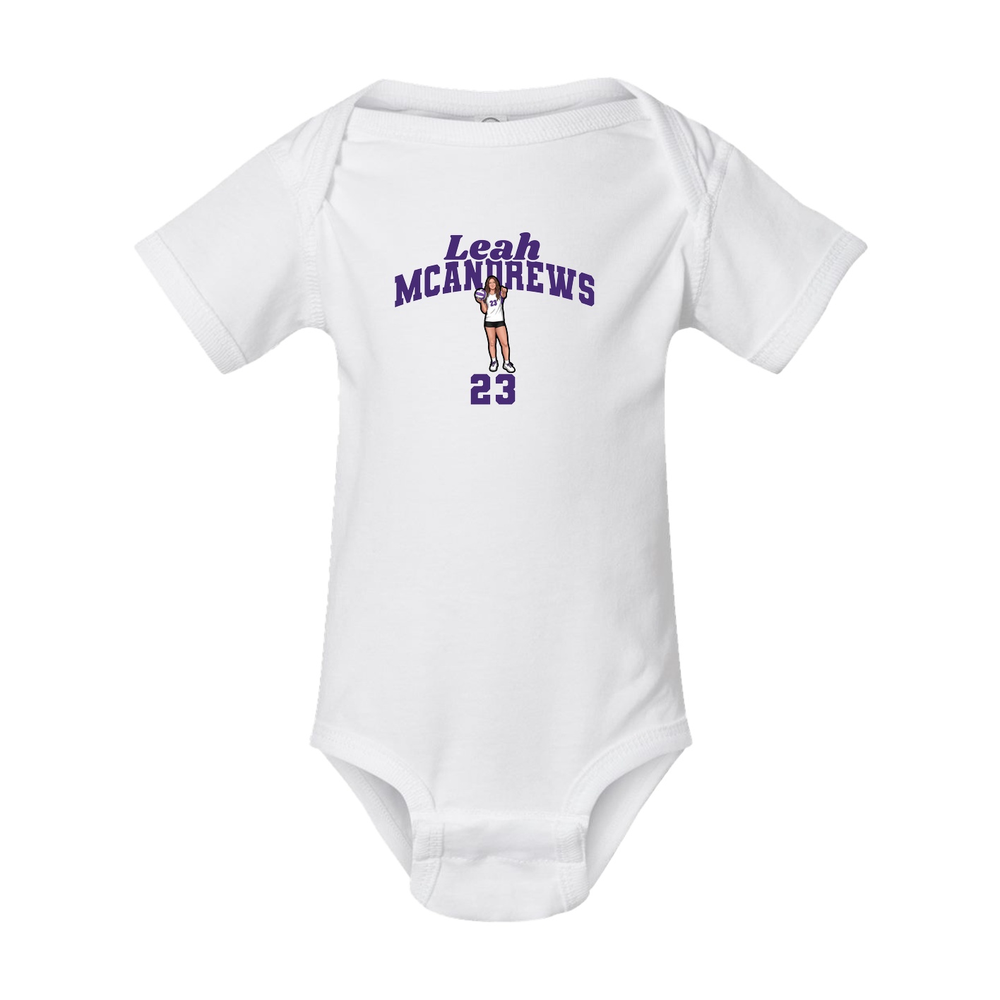 Baby Onesie — Signature Arch in White